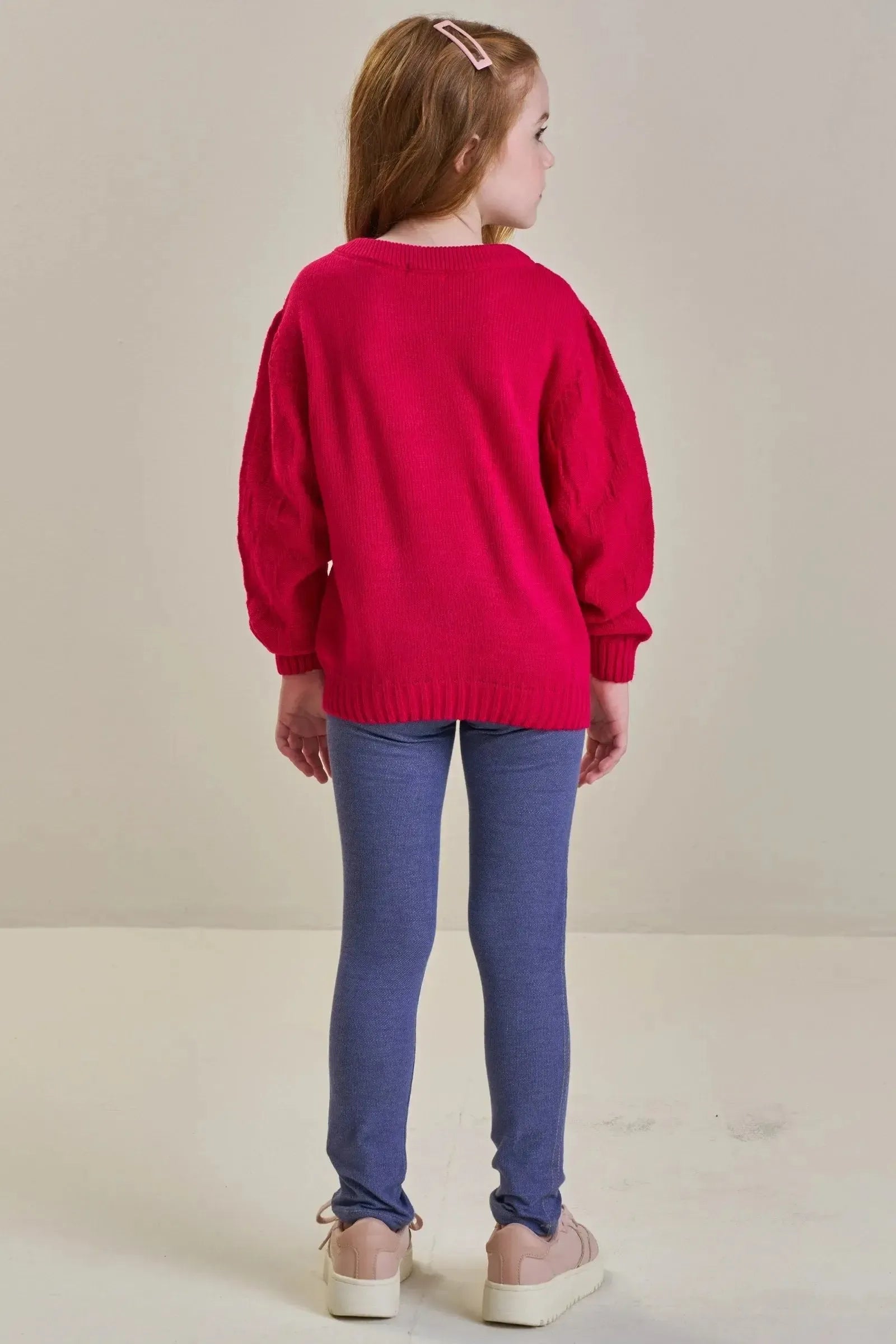 Calça Jegging em Malha Denim 89479 Infanti Infantil Menina