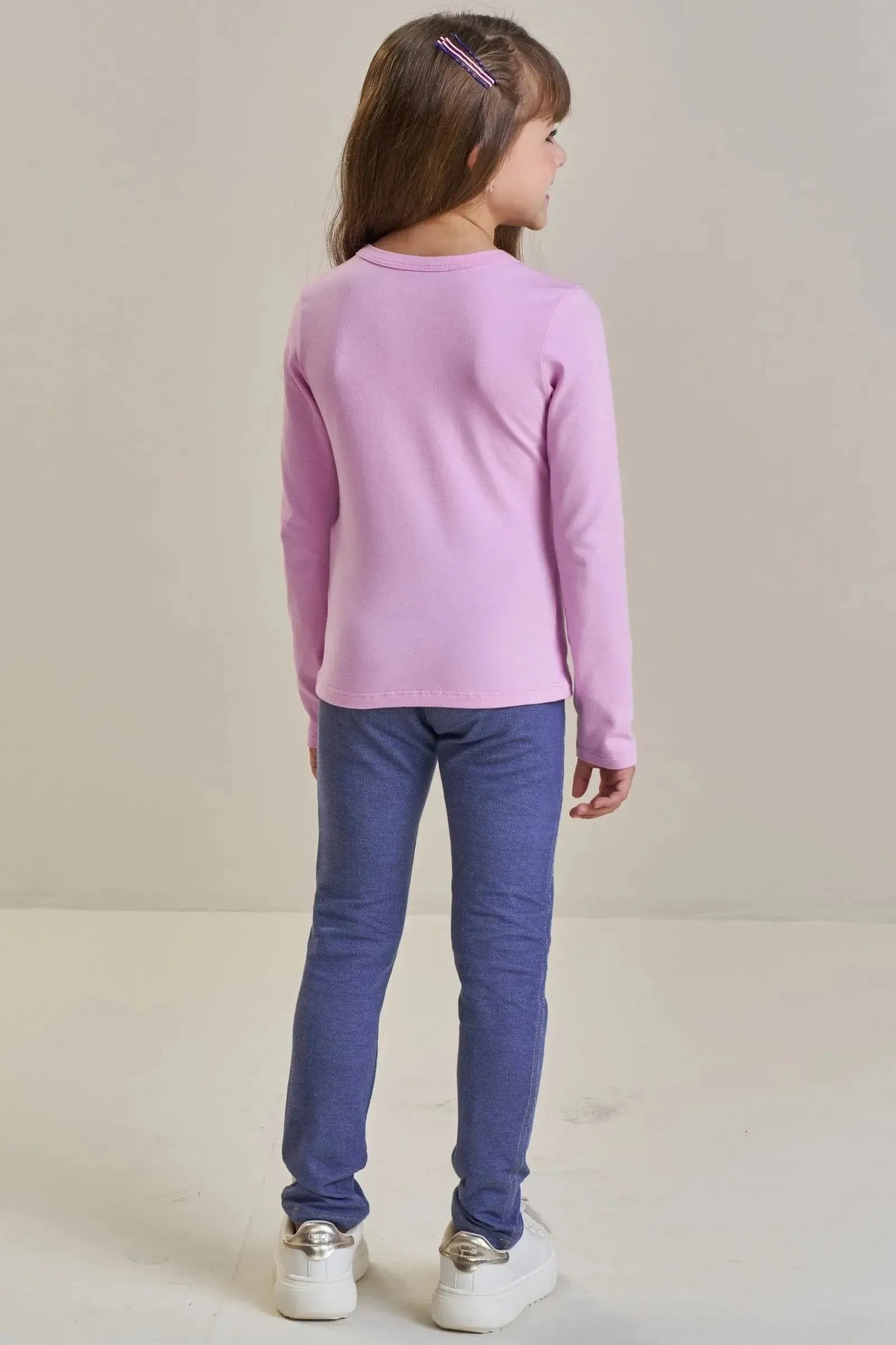 Calça Jegging em Malha Denim 89479 Infanti Infantil Menina