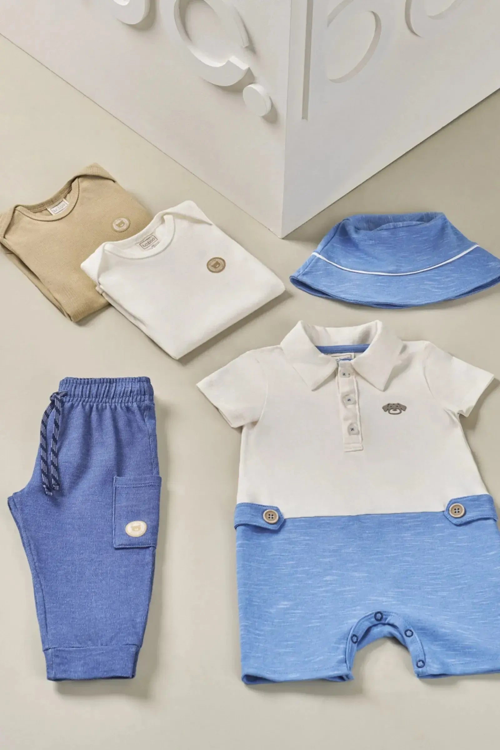 Calça Jogger em Malha Denim com Elastano 84522 LucBoo Bebê Menino