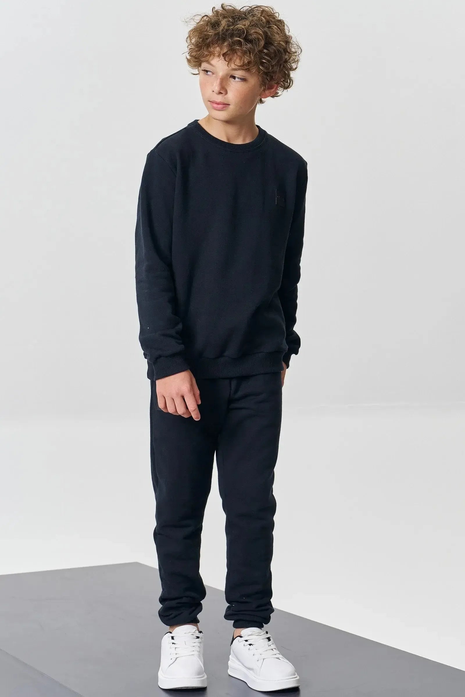 Calça Jogger em Moletom com Pelúcia 89283 Johnny Fox Teen Menino
