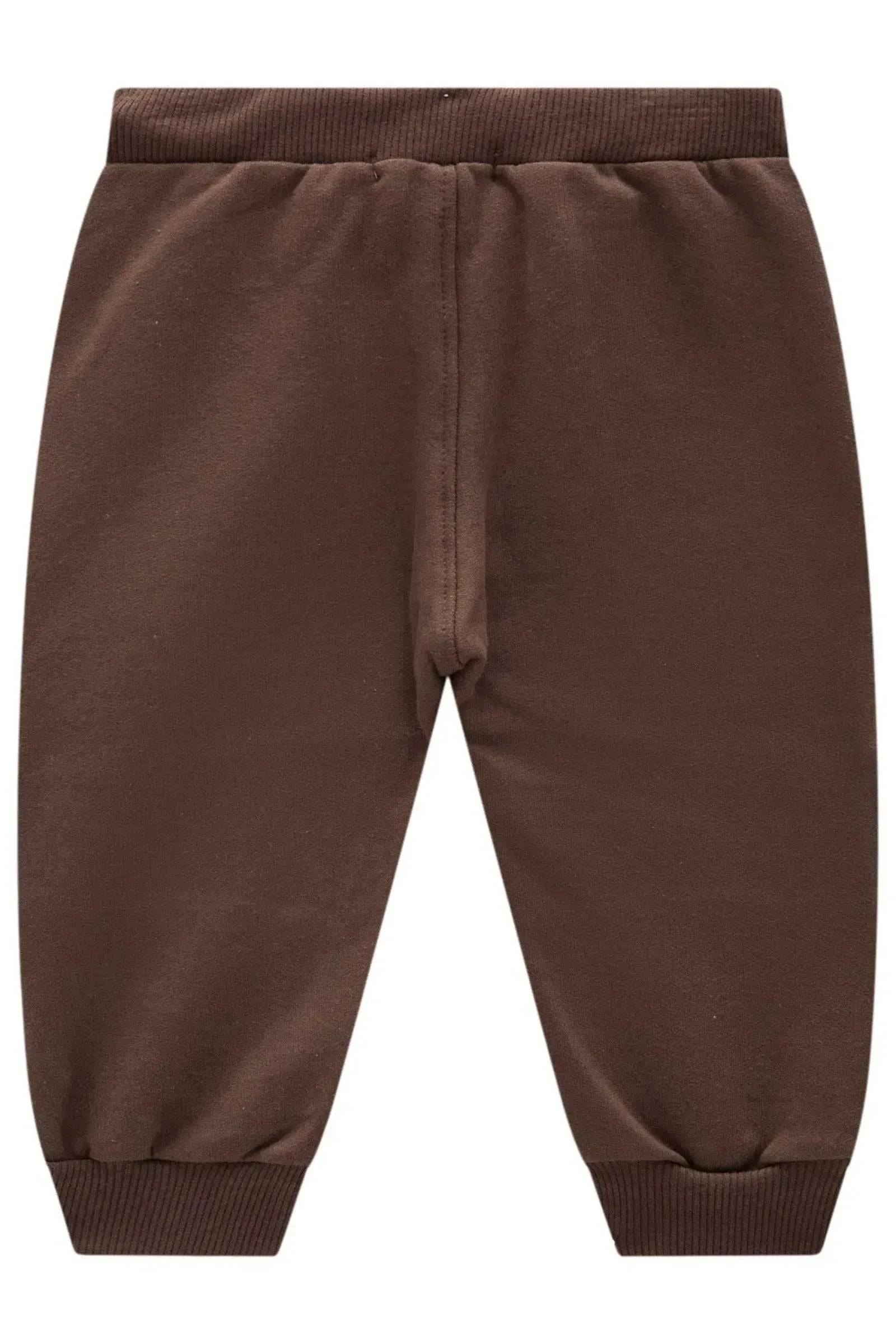 Calça Jogger em Moletom com Pelúcia 89382 LucBoo Bebê Menino