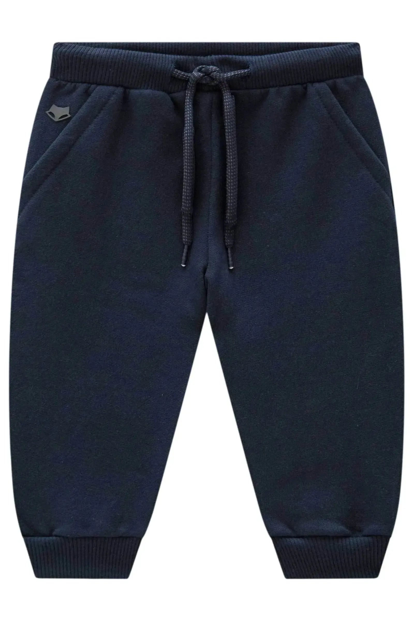 Calça Jogger em Moletom com Pelúcia 90978 Johnny Fox Bebê Menino