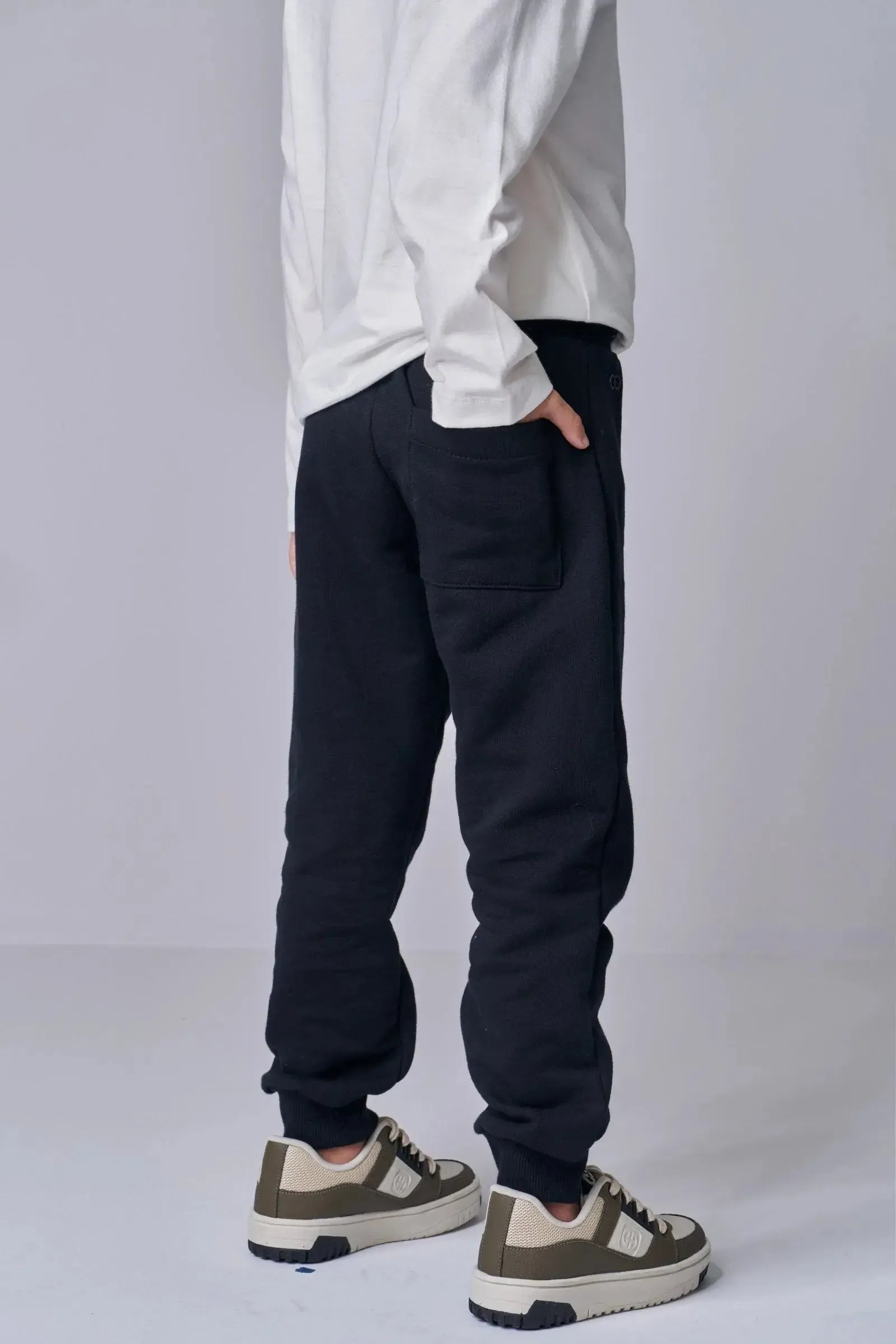 Calça Jogger em Moletom com Pelúcia 92941 LucBoo Infantil Menino