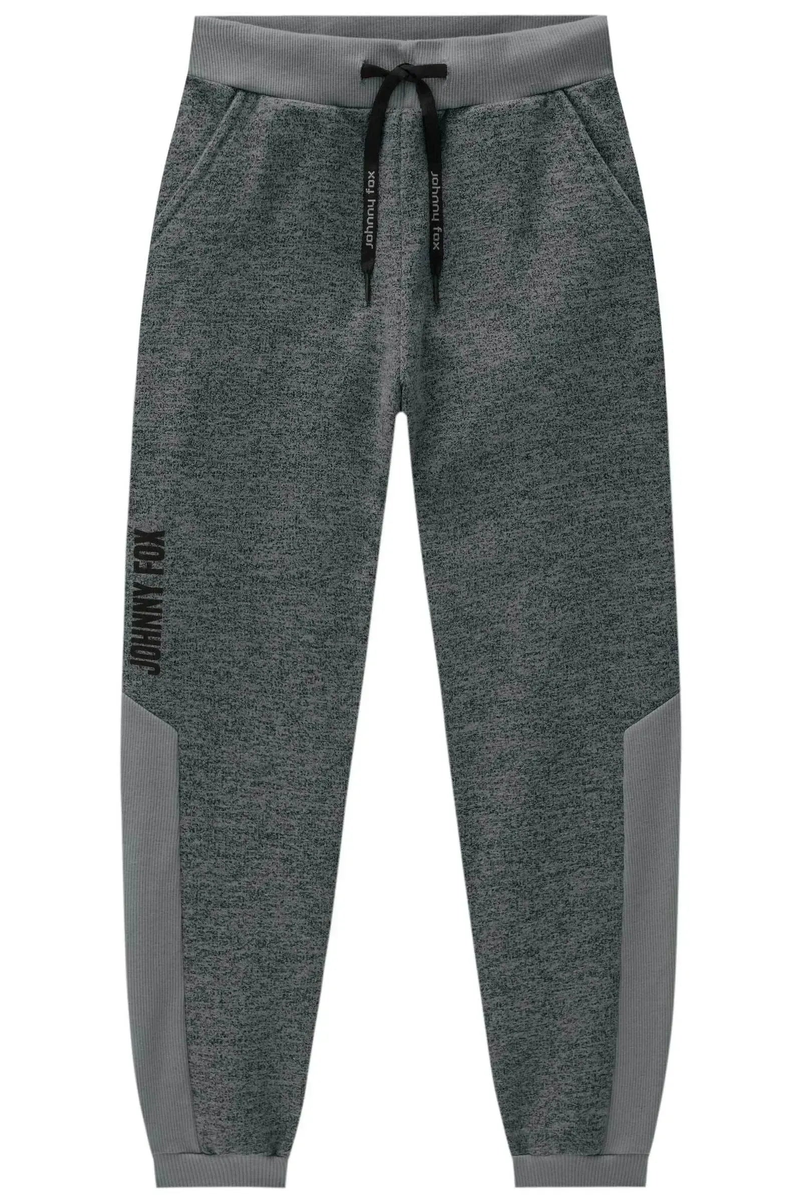 Calça Jogger em Moletom Grécia 3 Cabos com Pelúcia 92724 Johnny Fox Teen Menino