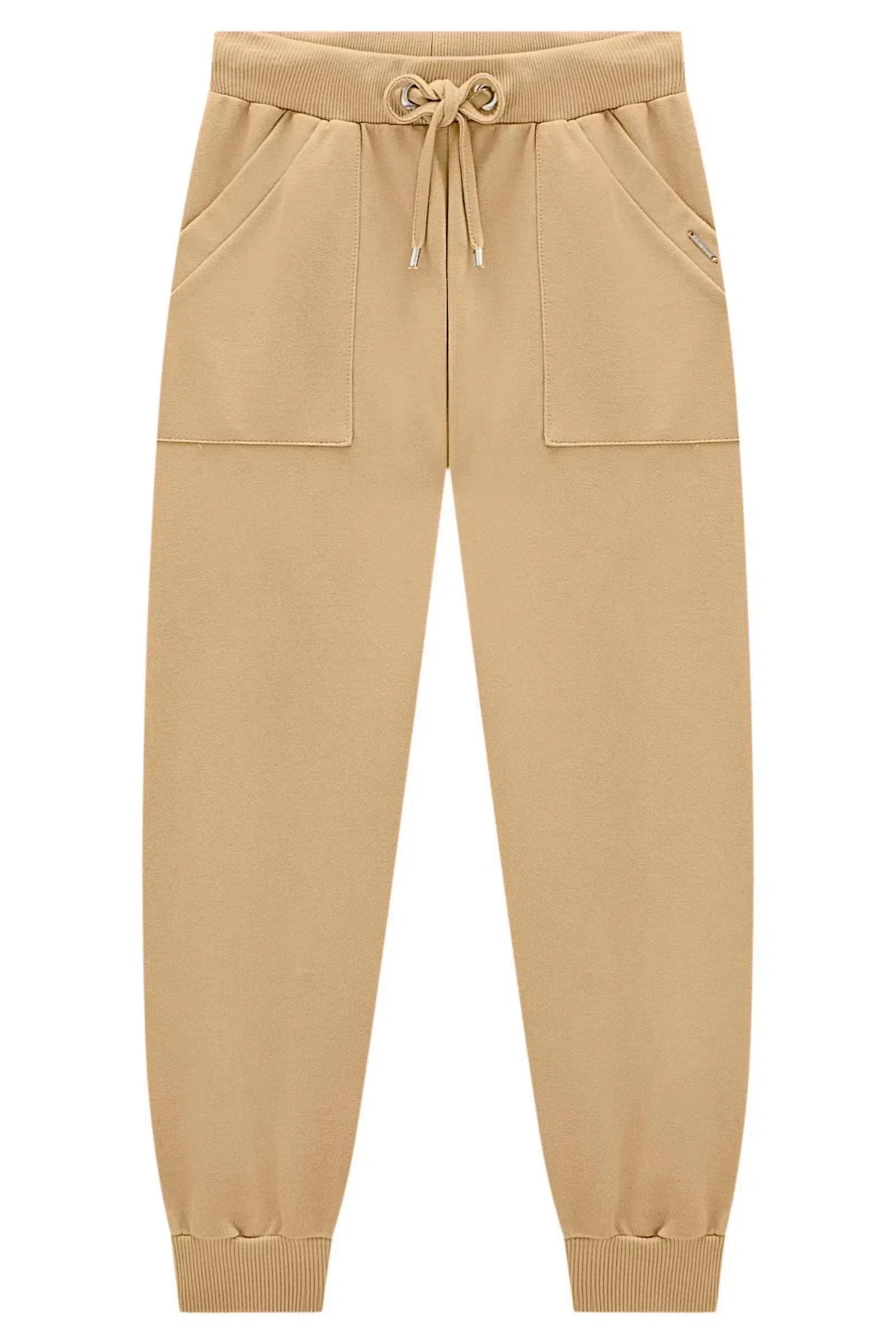 Calça Jogger em Moletom sem Pelúcia 79429 Lilimoon Teen Menina