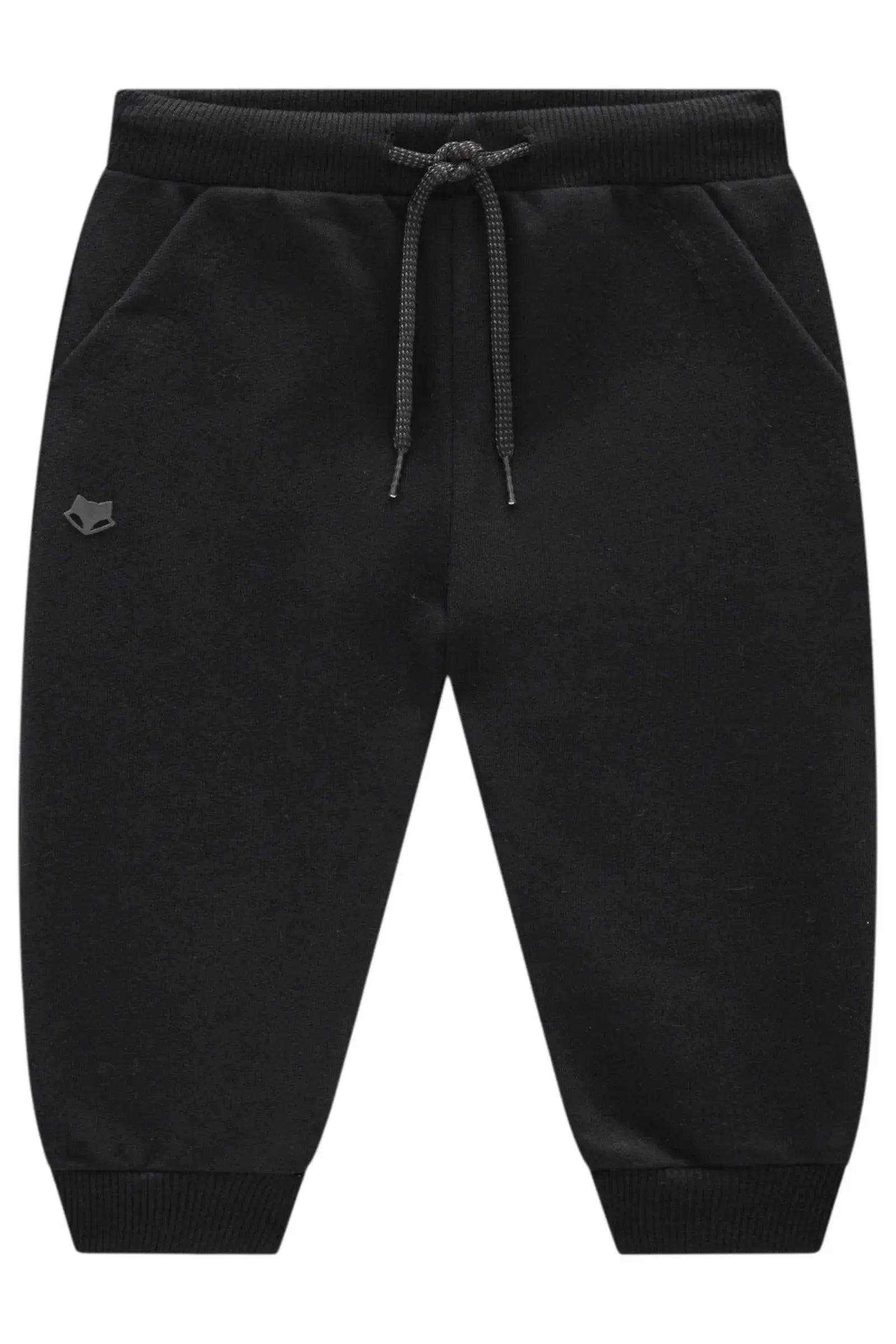 Calça Jogger em Moletom sem Pelúcia 90979 Johnny Fox Bebê Menino