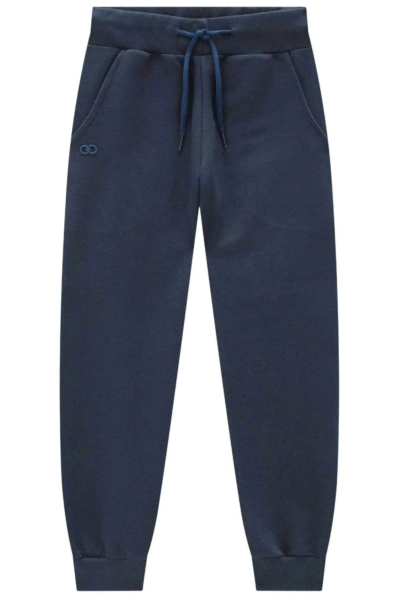 Calça Jogger em Moletom sem Pelúcia 92936 LucBoo Infantil Menino