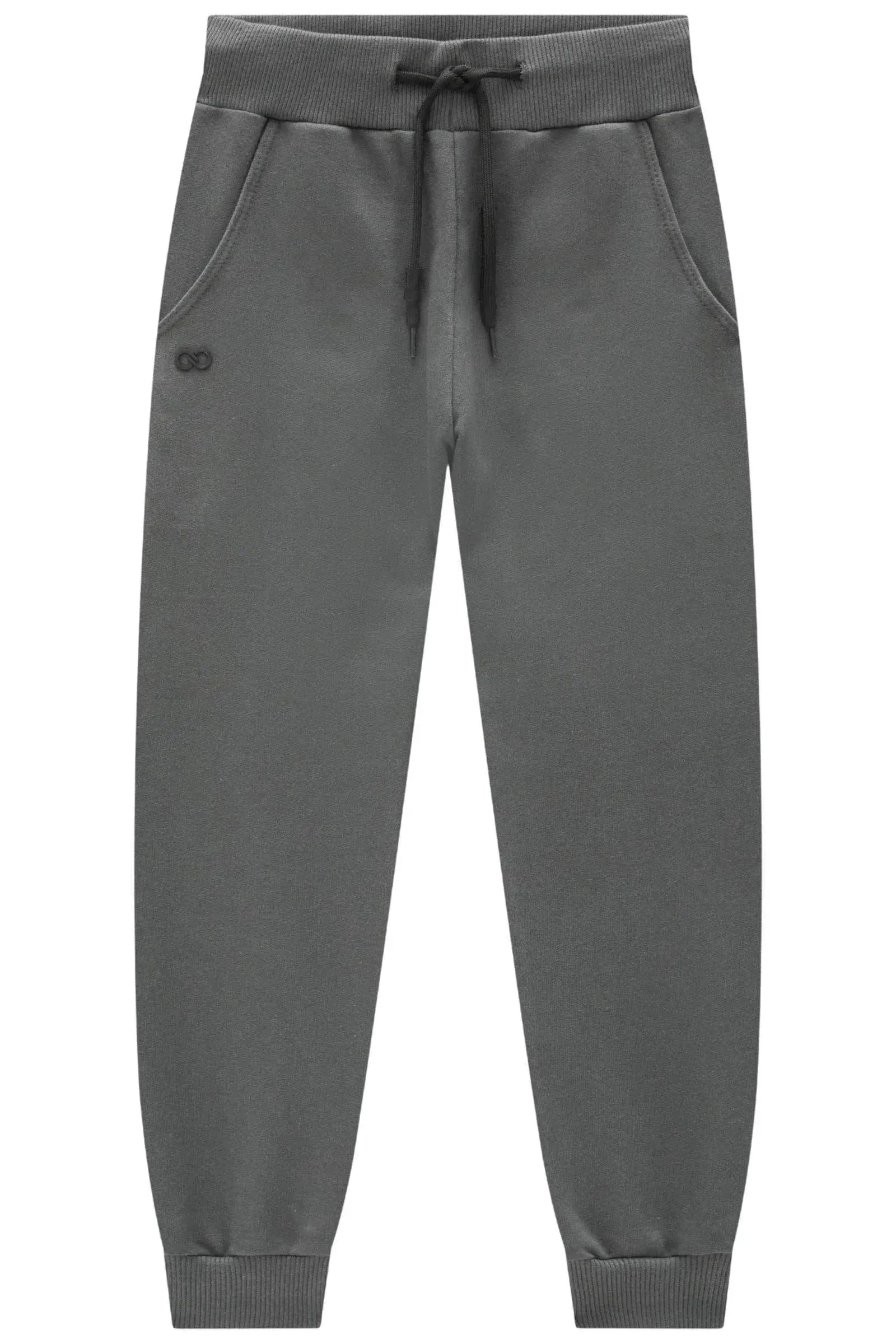 Calça Jogger em Moletom sem Pelúcia 92936 LucBoo Infantil Menino