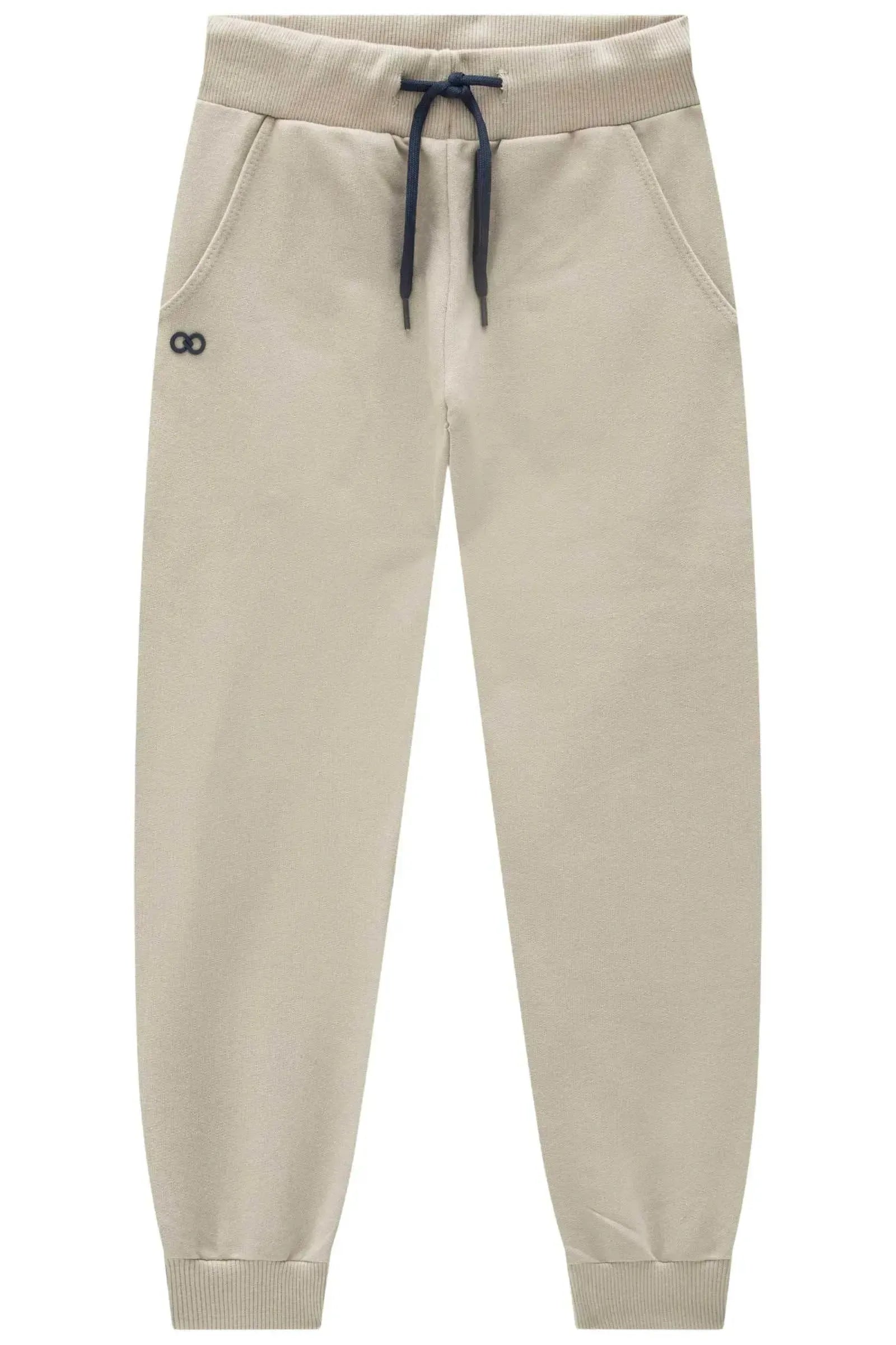 Calça Jogger em Moletom sem Pelúcia 92936 LucBoo Infantil Menino