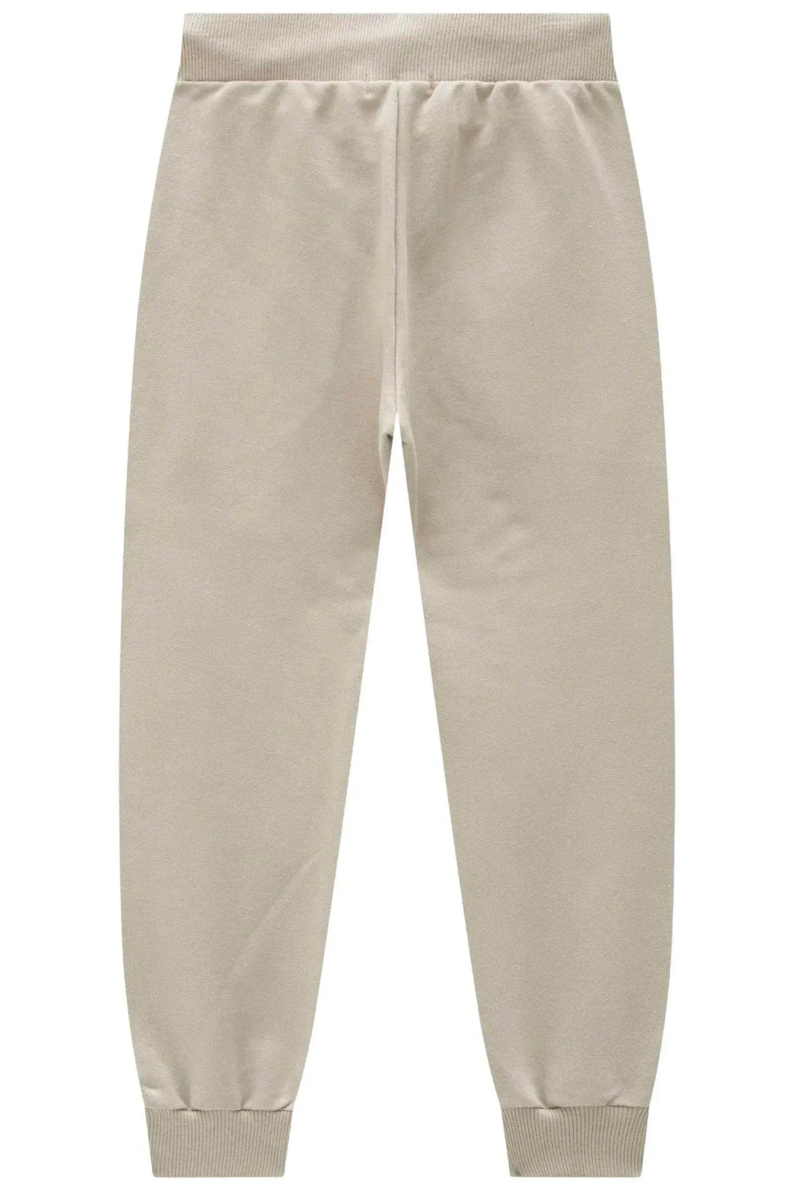 Calça Jogger em Moletom sem Pelúcia 92936 LucBoo Infantil Menino