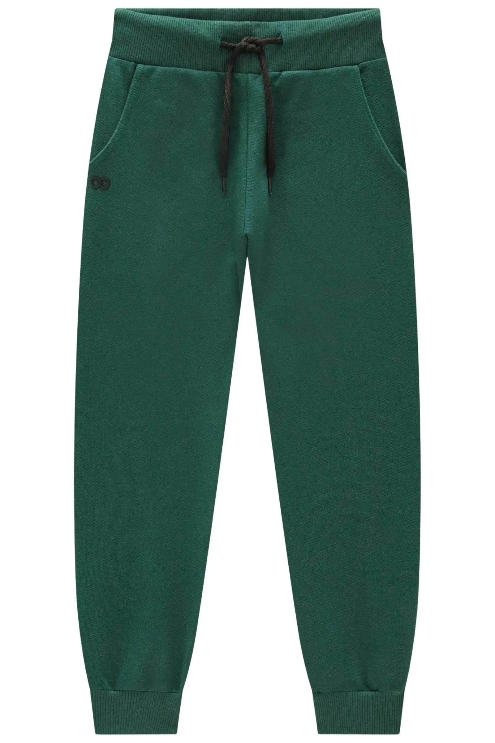 Calça Jogger em Moletom sem Pelúcia 92939 LucBoo Infantil Menino