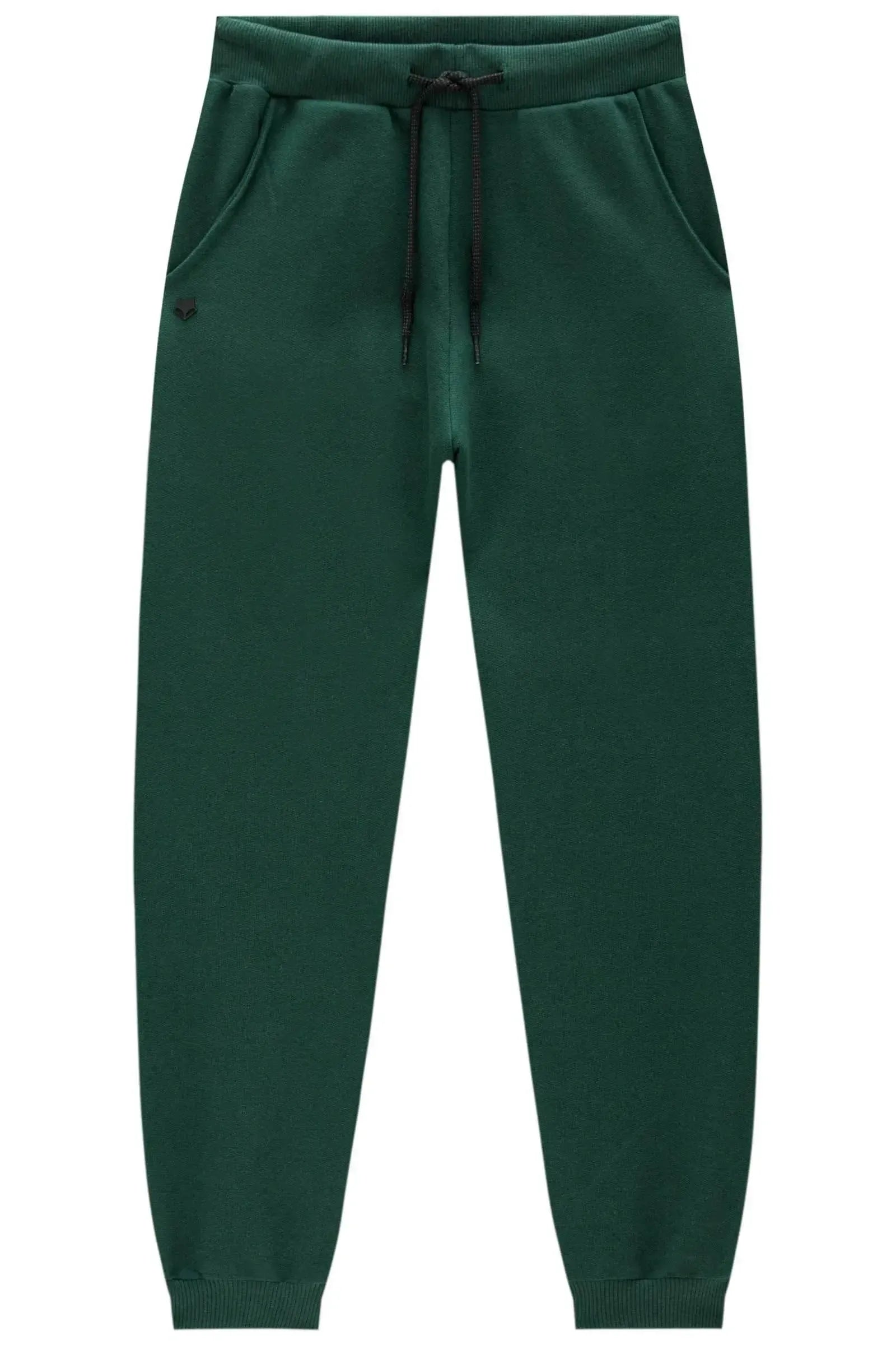 Calça Jogger em Moletom sem Pelúcia 93082 Johnny Fox Teen Menino