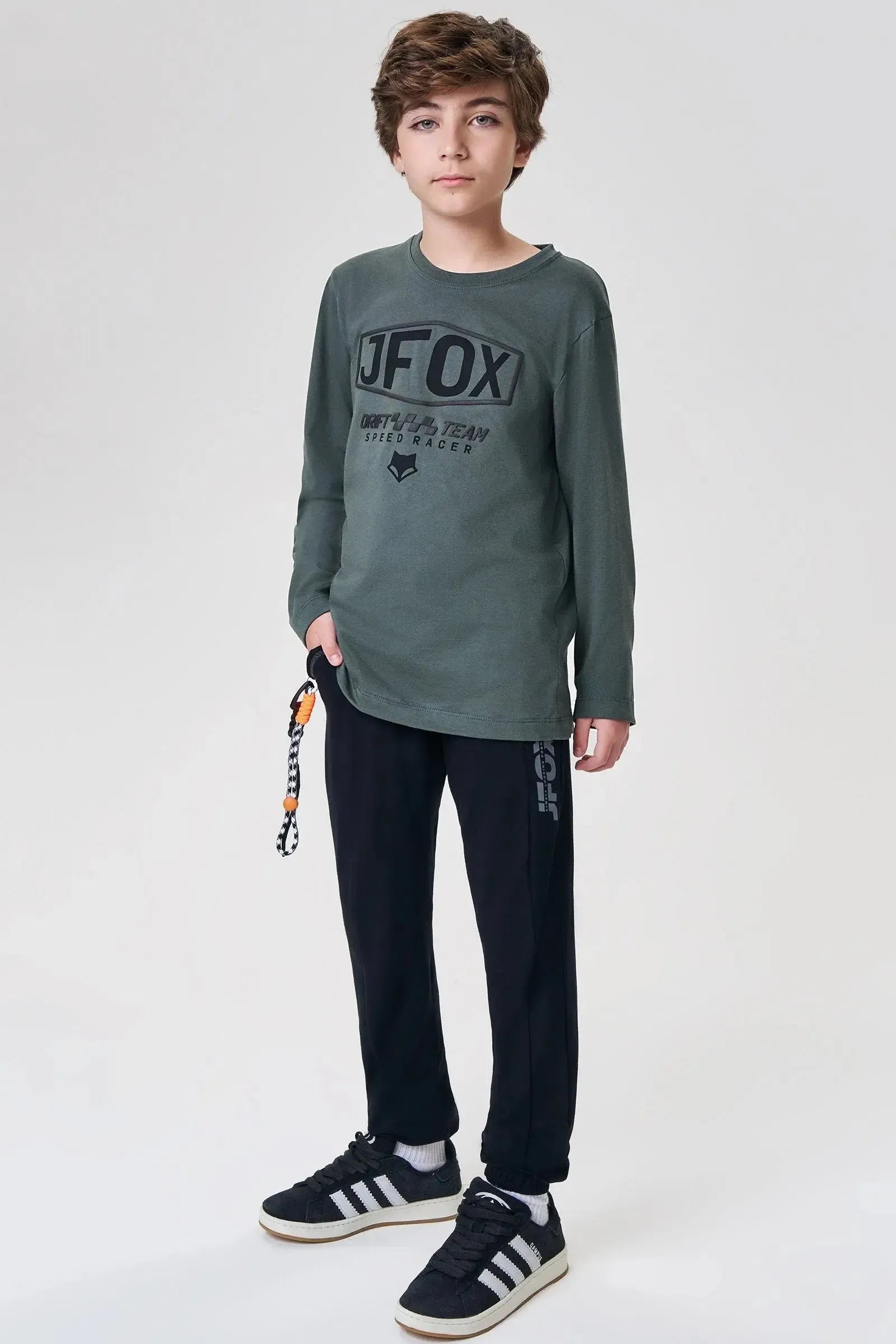 Calça Jogger em Molevisco com Elastano 89612 Johnny Fox Teen Menino