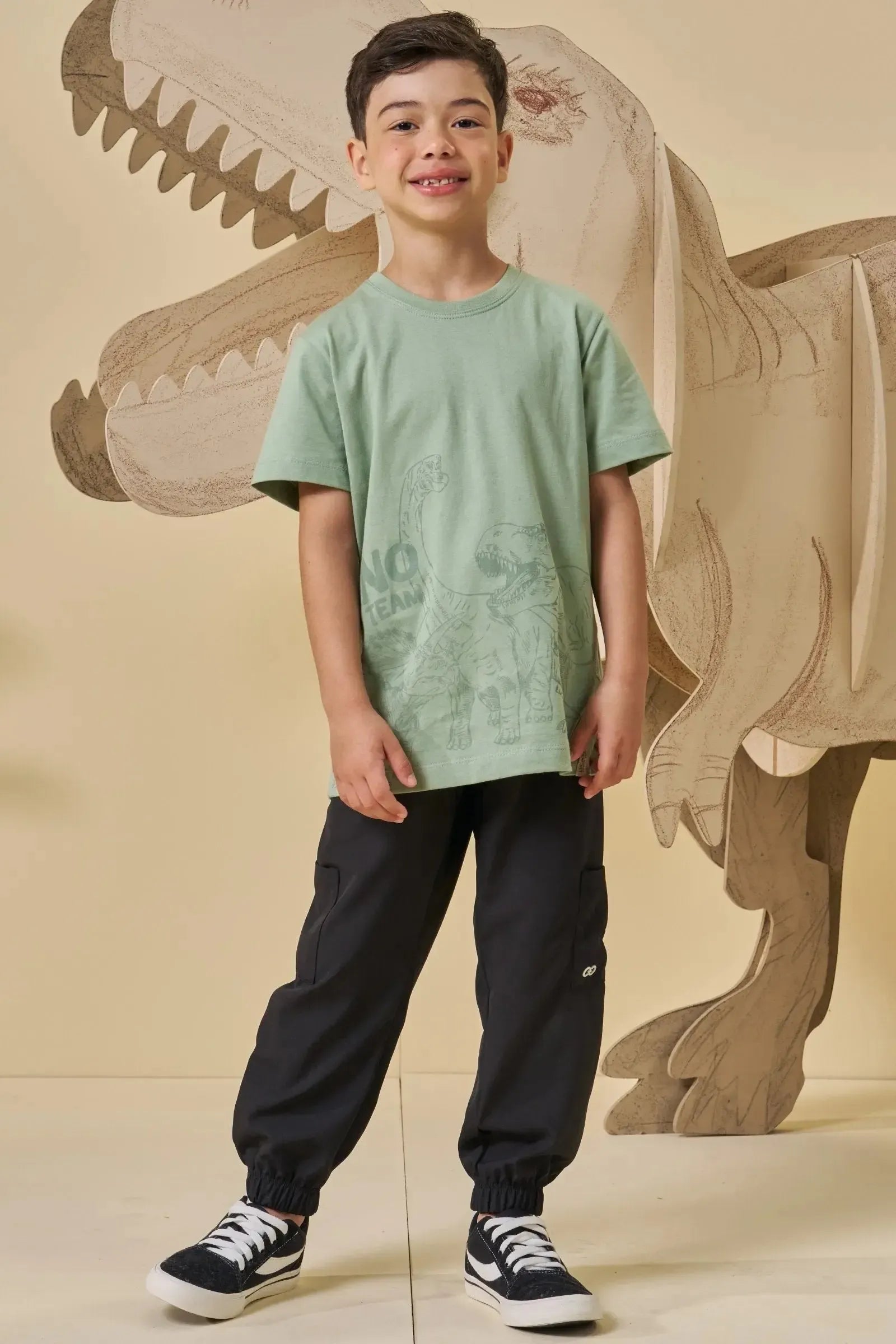 Calça Jogger em Nylon Ergonomic com Elastano 94689 LucBoo Infantil Menino