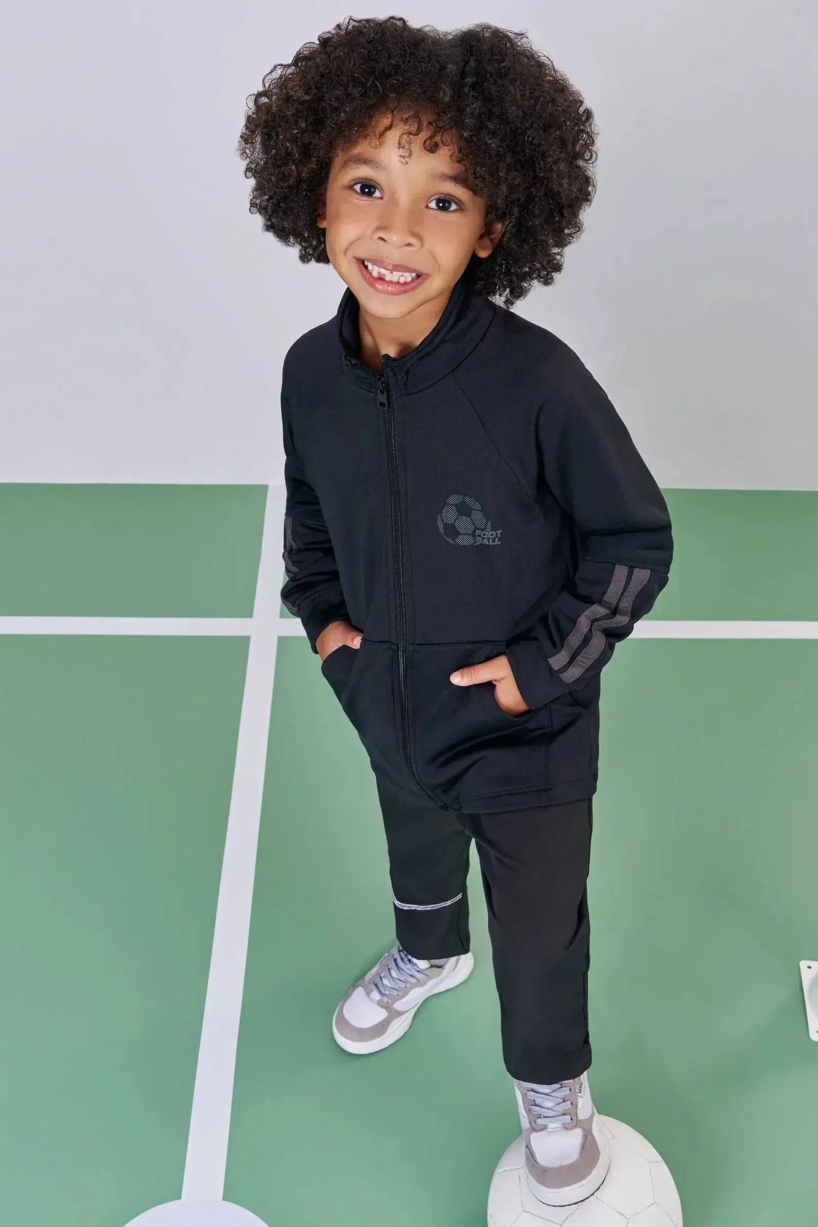 Calça Jogger em Nylon Ultrastretch com Elastano 90420 LucBoo Infantil Menino