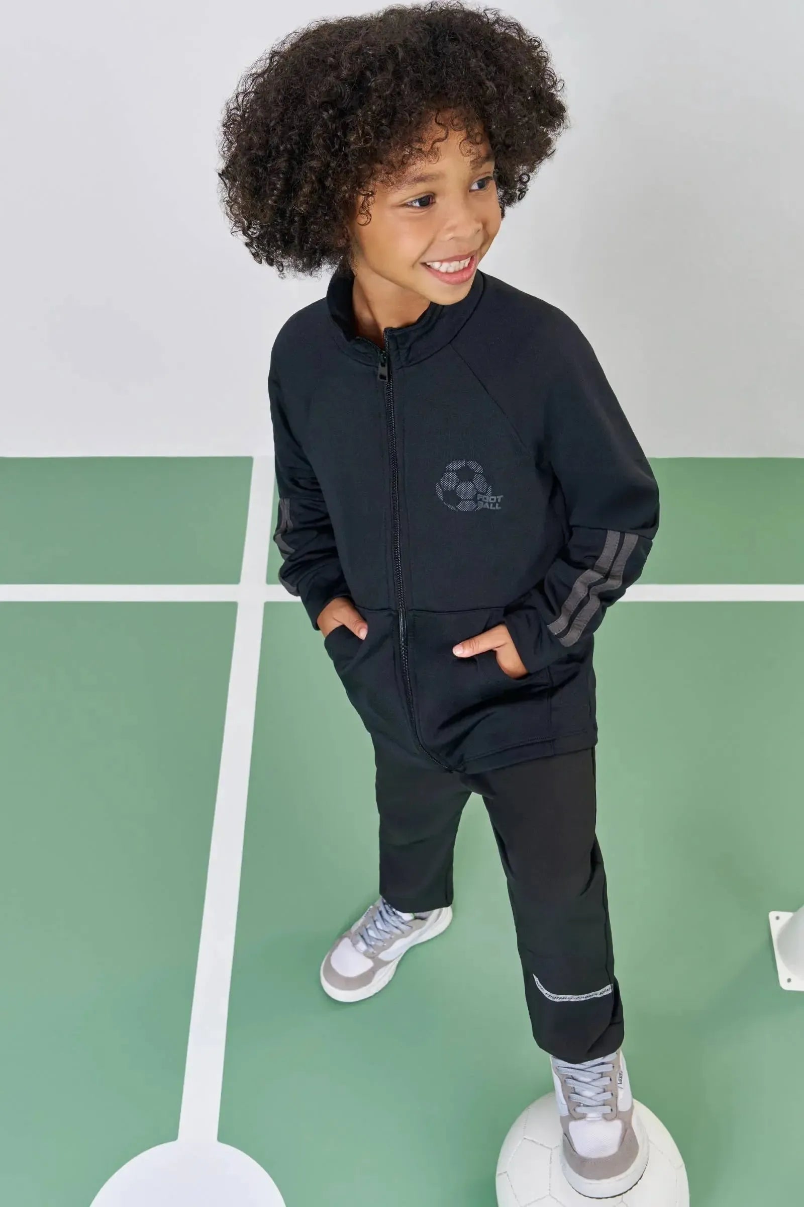 Calça Jogger em Nylon Ultrastretch com Elastano 90420 LucBoo Infantil Menino