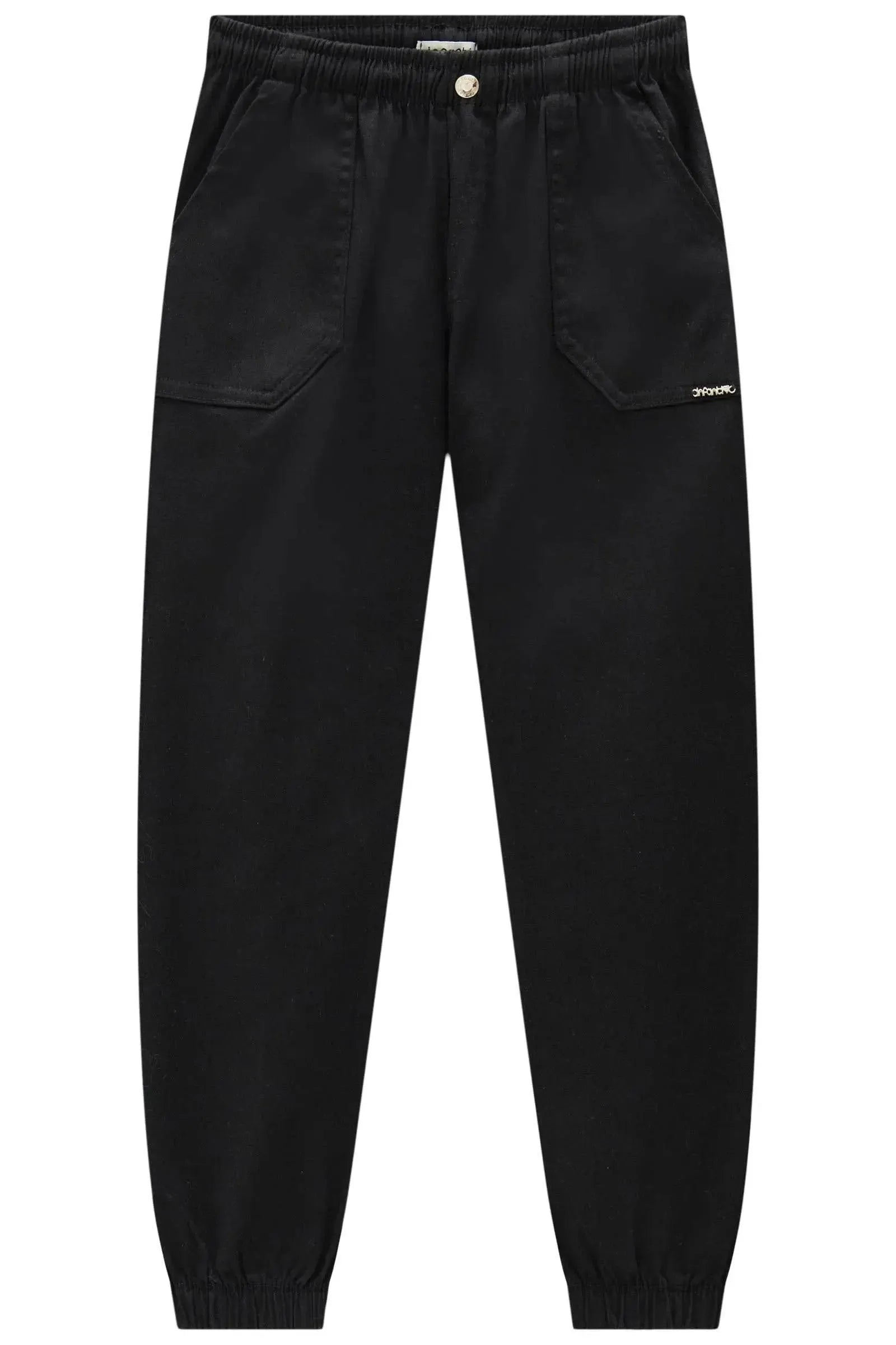 Calça Jogger em Sarja com Elastano 94024 Infanti Infantil Menina