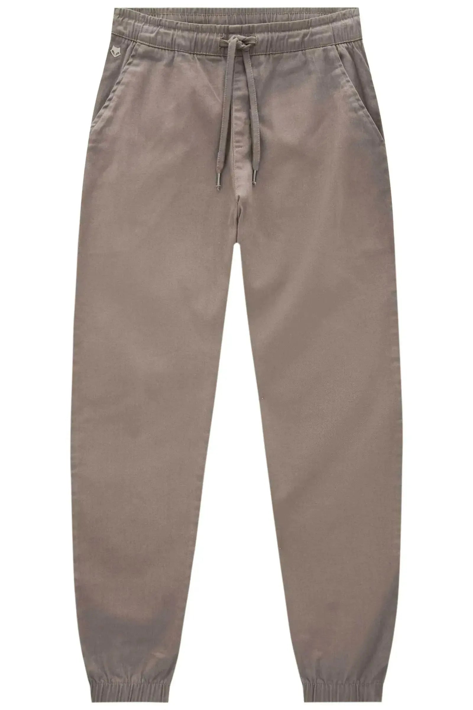 Calça Jogger em Sarja Stretch com Elastano 90232 Johnny Fox Teen Menino