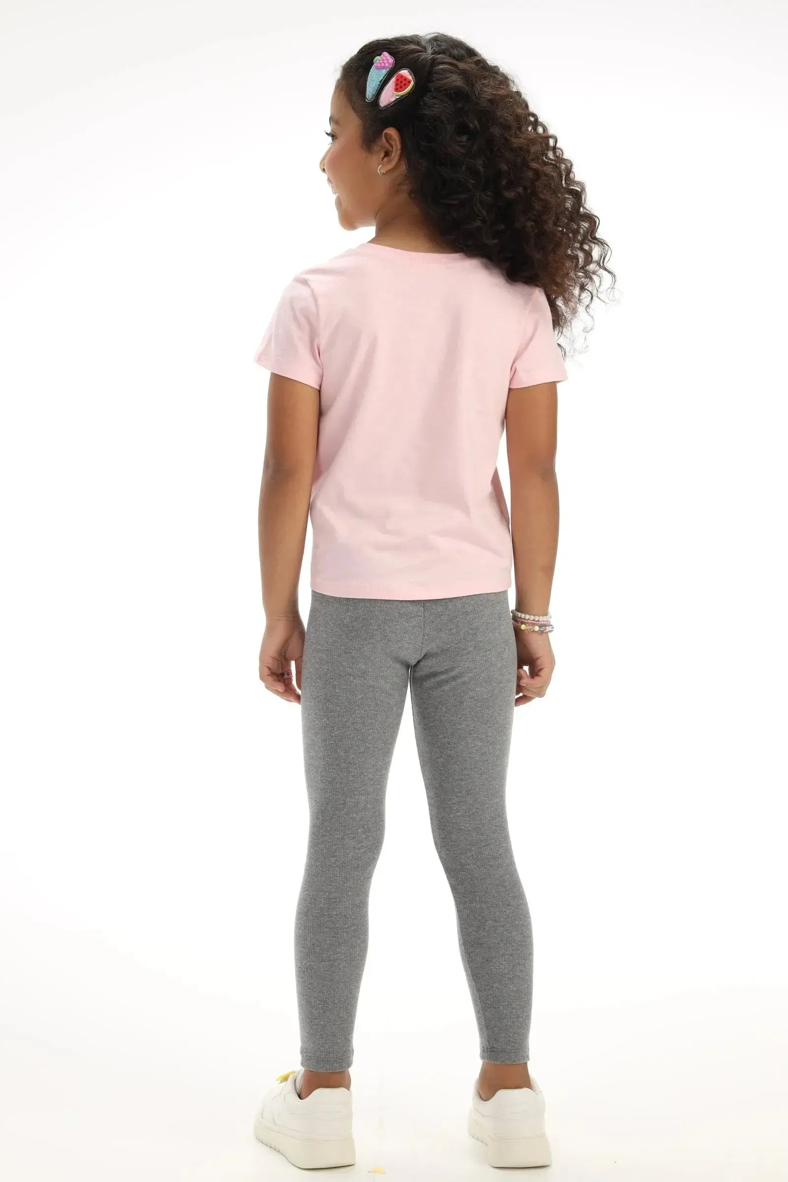 Calça Legging em Canelado Liz 94346 Kukiê Infantil Menina