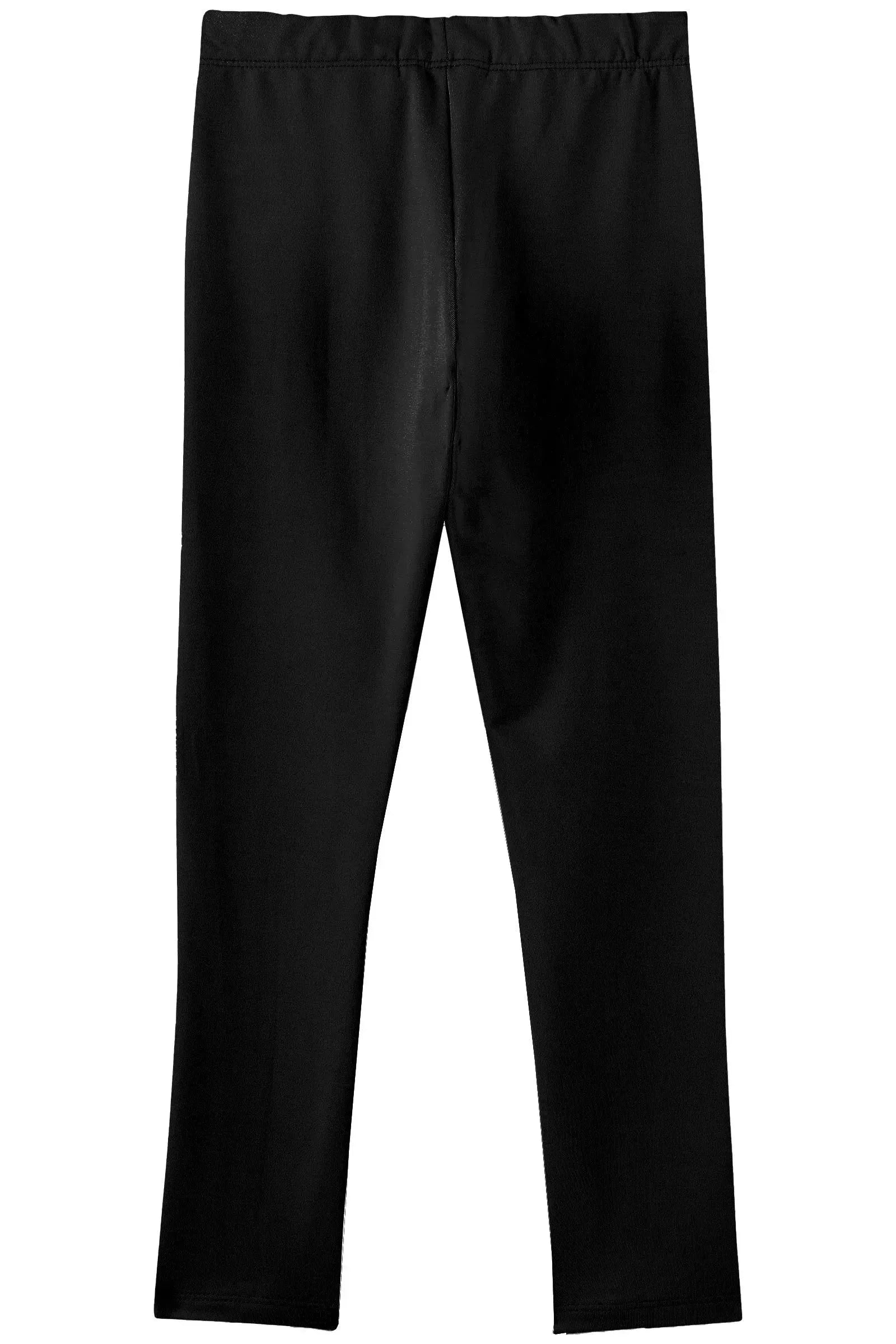 Calça Legging em Couro Eco e Termoskin Peluciado 90613 Kukiê Infantil Menina