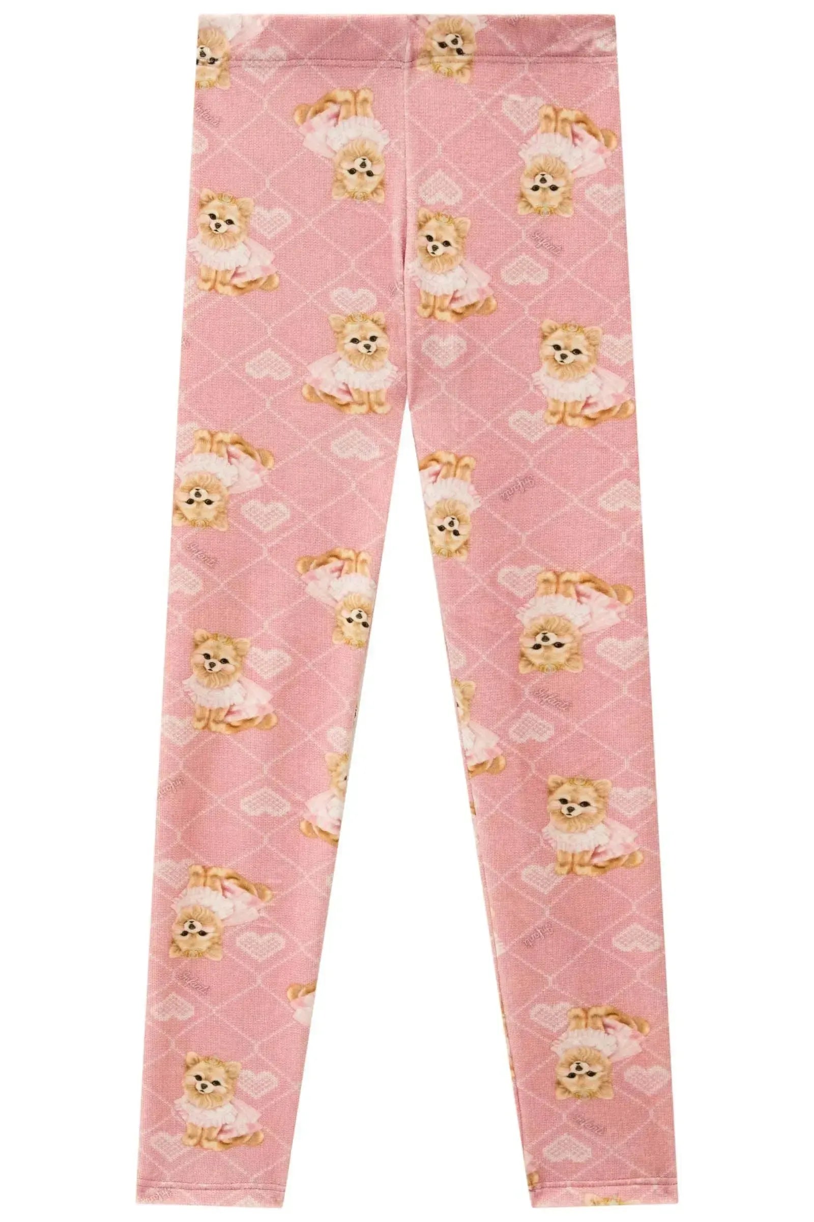 Calça Legging em Fleece Luxo 89672 Infanti Infantil Menina