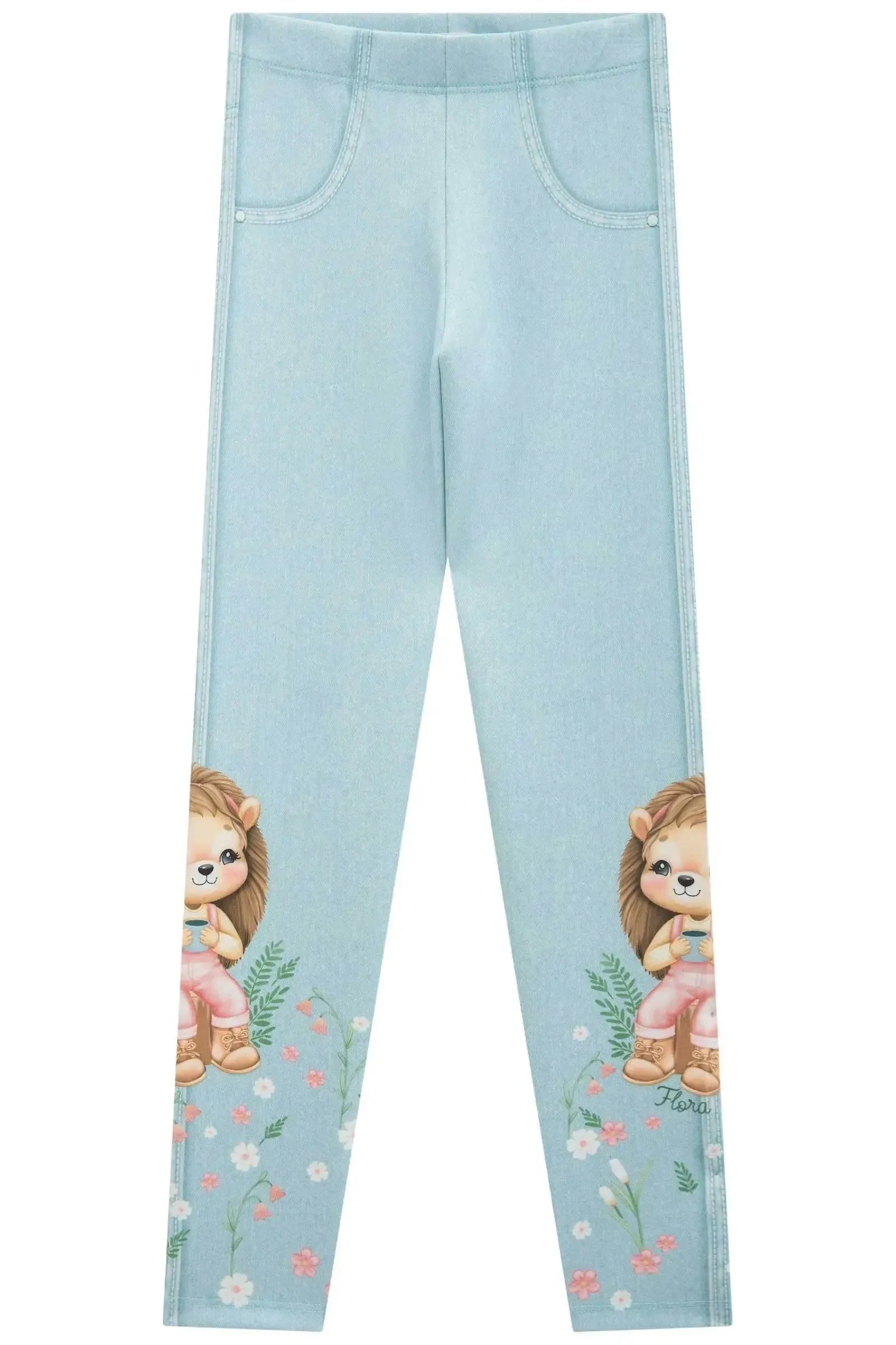 Calça Legging em Fly Tech 89410 Infanti Infantil Menina