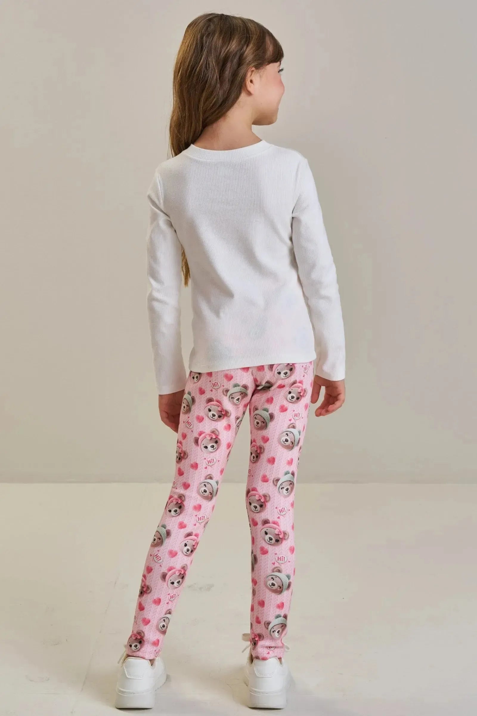 Calça Legging em Fly Tech 89461 Infanti Infantil Menina
