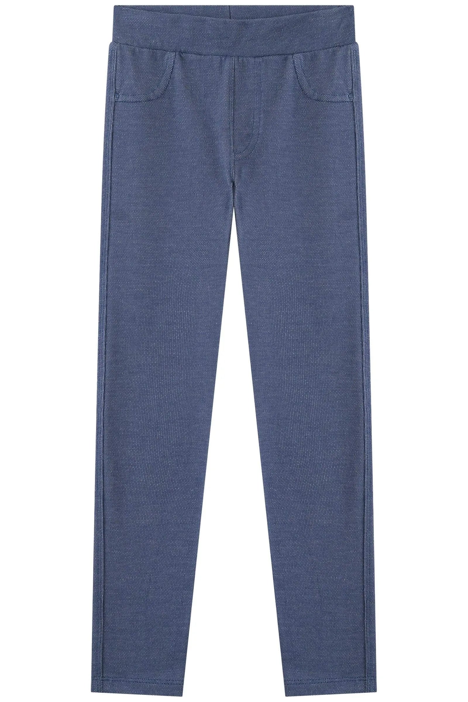 Calça Legging em Malha Denim 89252 Kukiê Infantil Menina