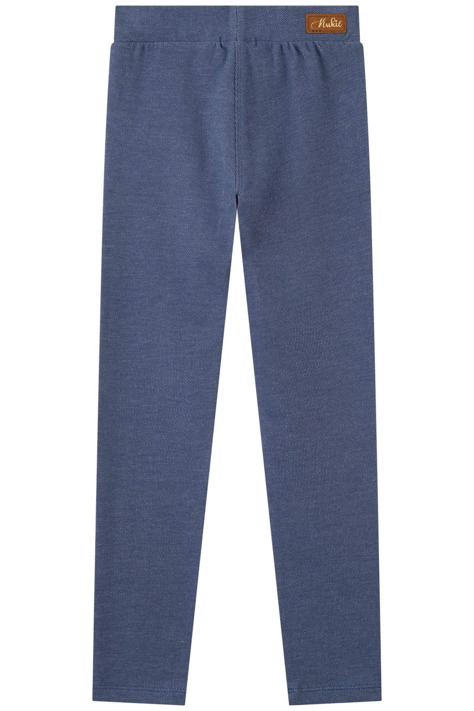Calça Legging em Malha Denim 89252 Kukiê Infantil Menina