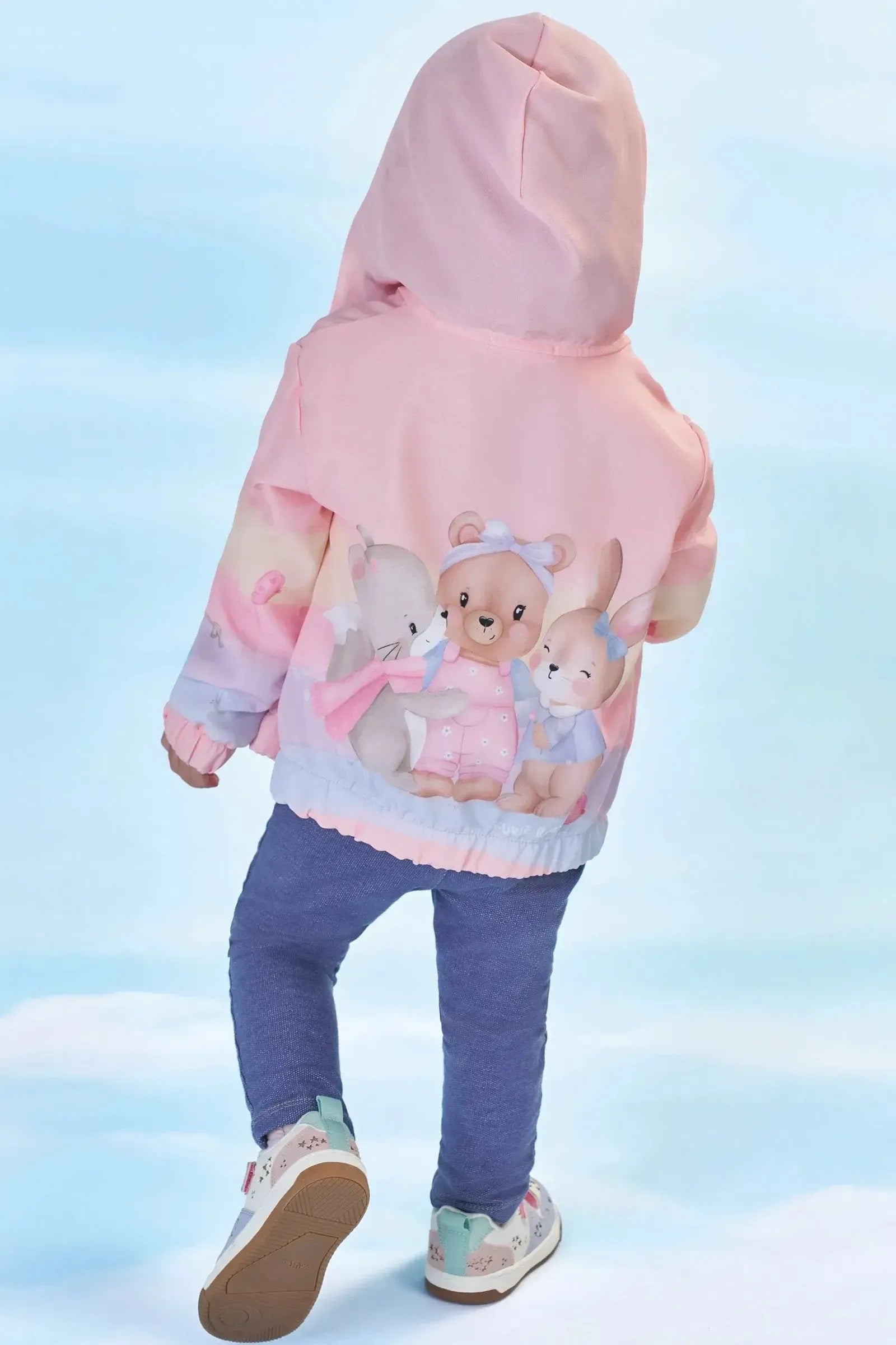 Calça Legging em Malha Denim com Elastano 90497 Kukiê Bebê Menina