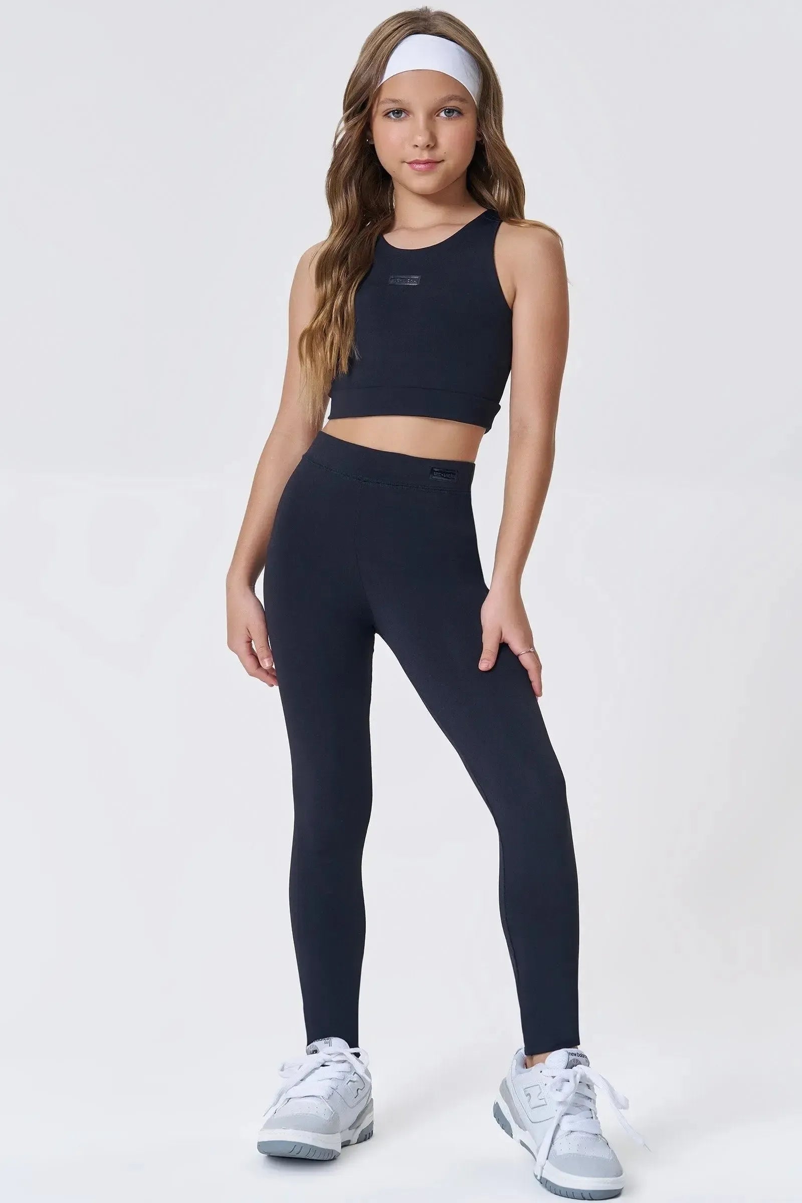 Calça Legging em Malha Poliamida Uv 50+ 93632 Vic&Vicky Teen Menina