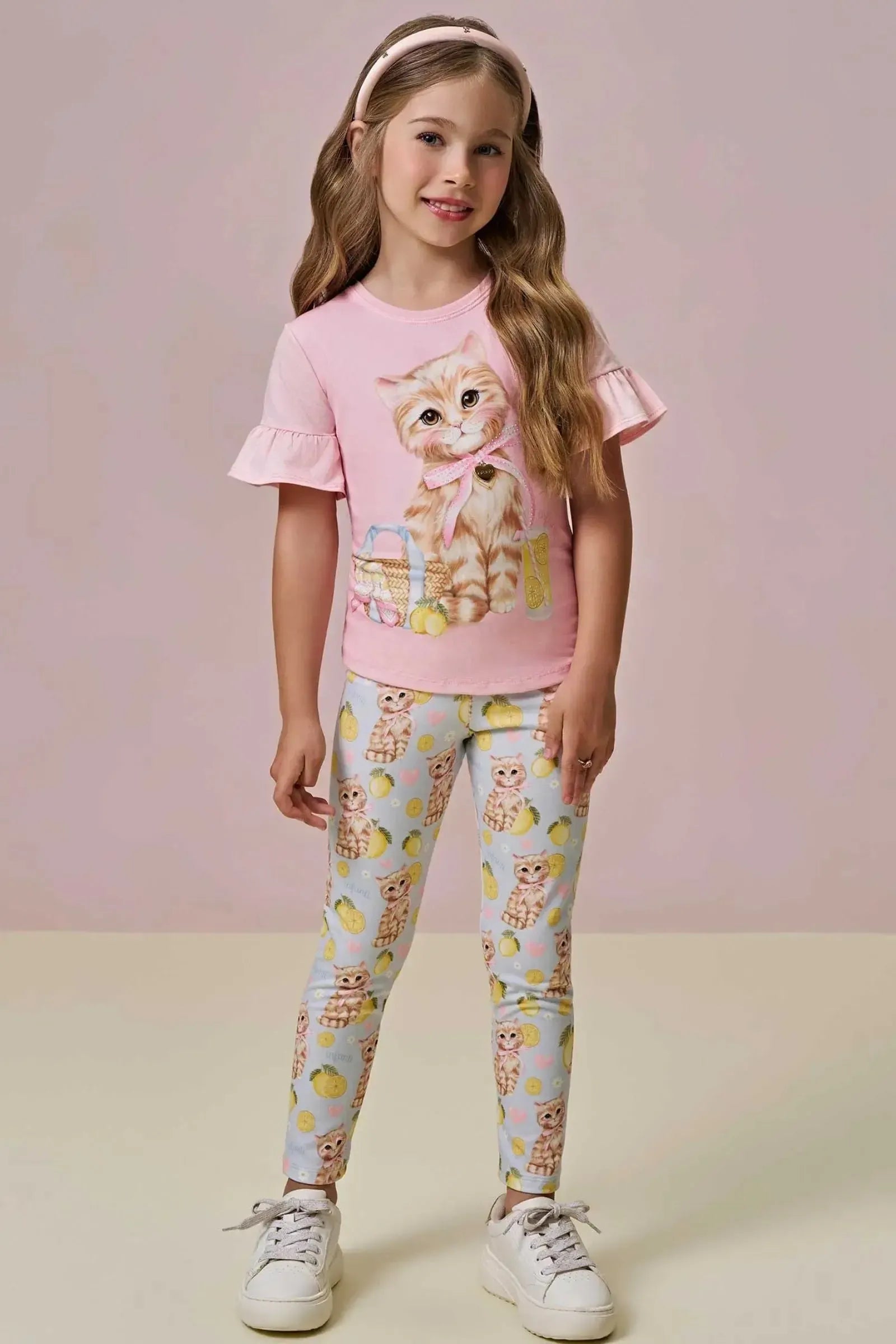 Calça Legging em Malha Power 95830 Infanti Infantil Menina
