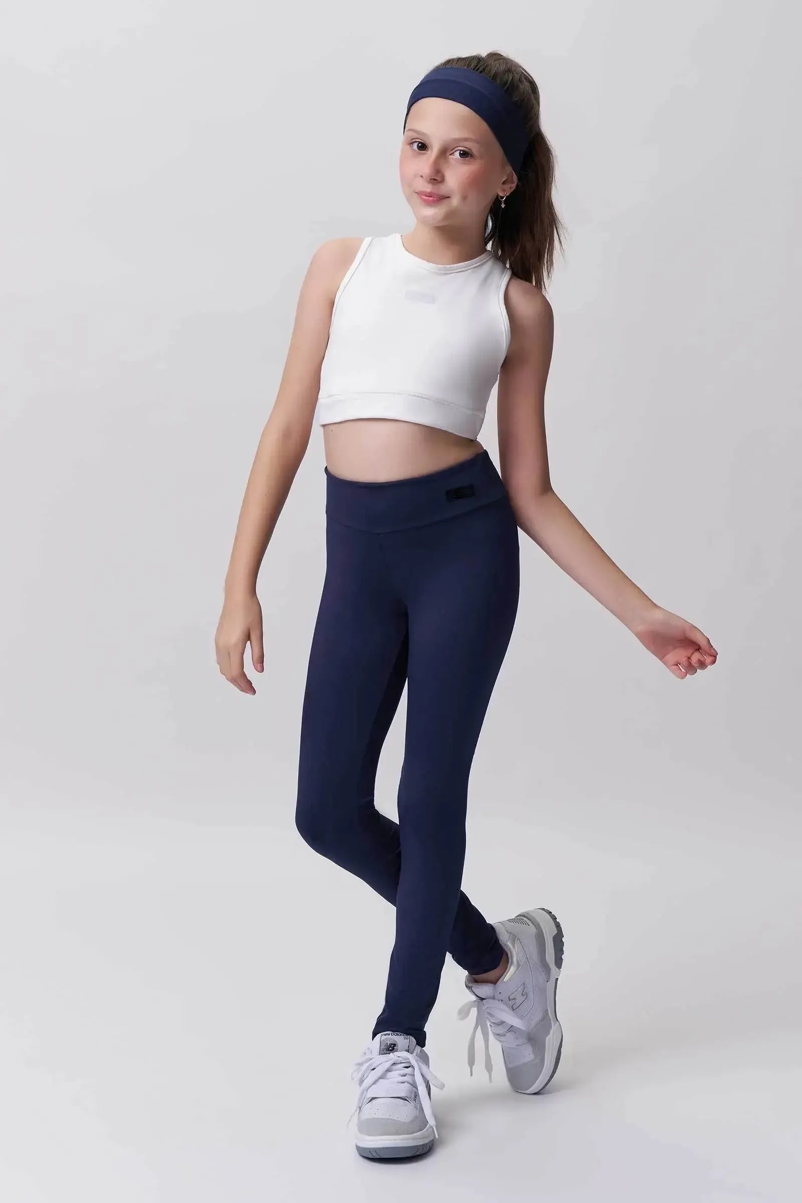 Calça Legging em Malha UV50 96280 Vic&Vicky Teen Menina
