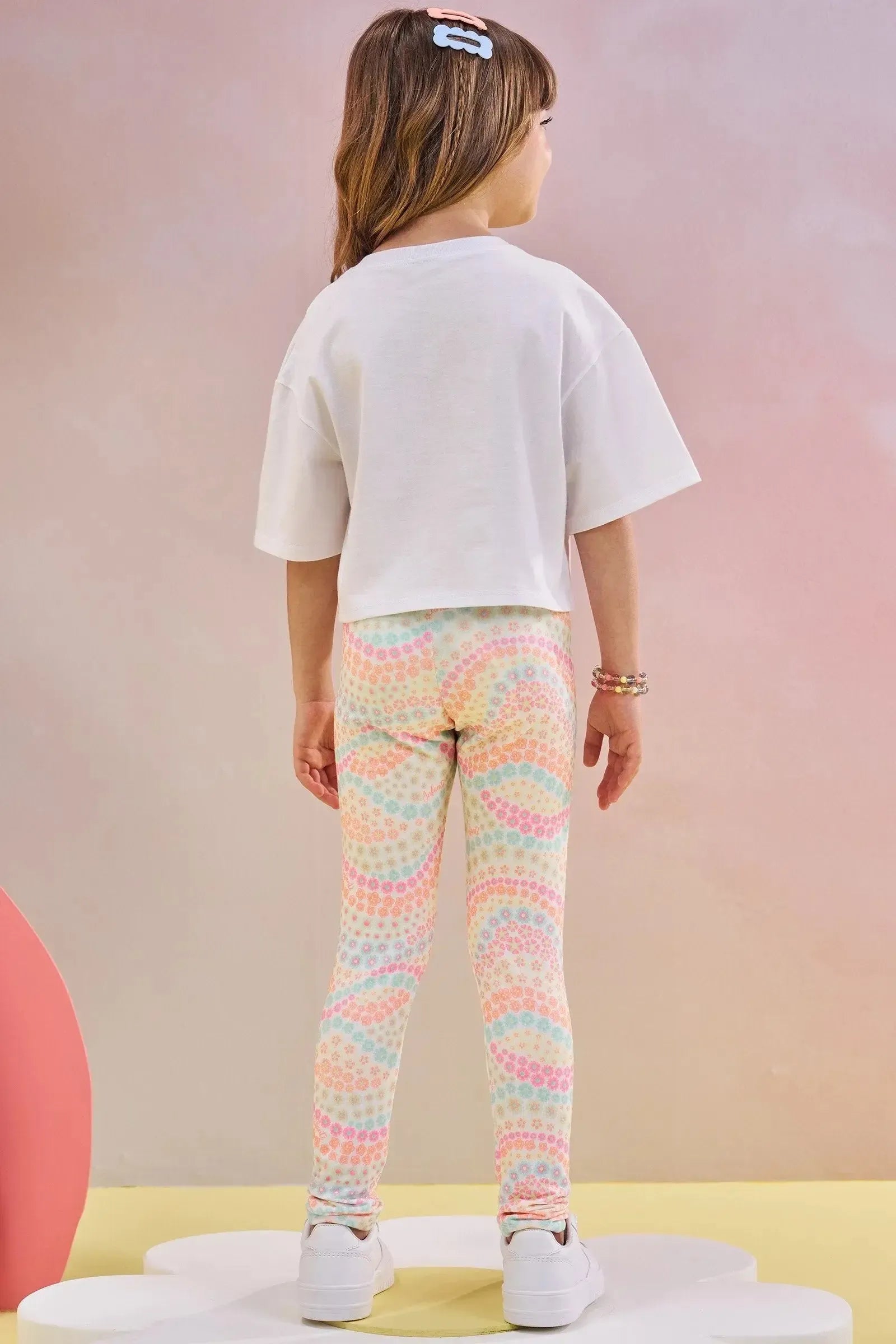 Calça Legging em Molecotton 82840 Infanti Infantil Menina