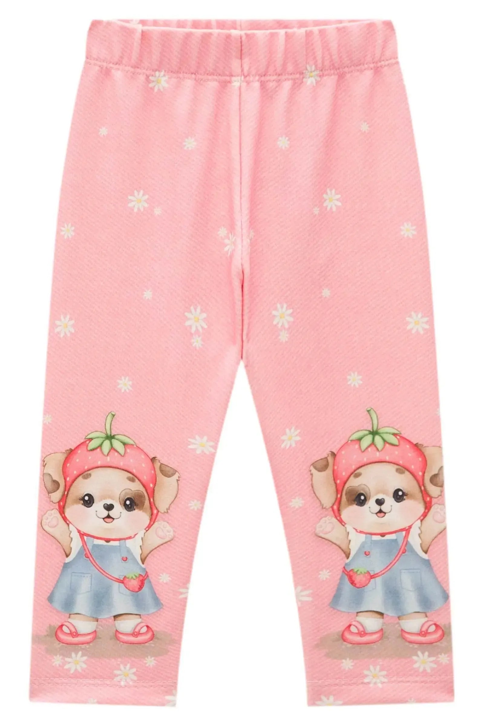 Calça Legging em Molecotton 83640 Infanti Bebê Menina