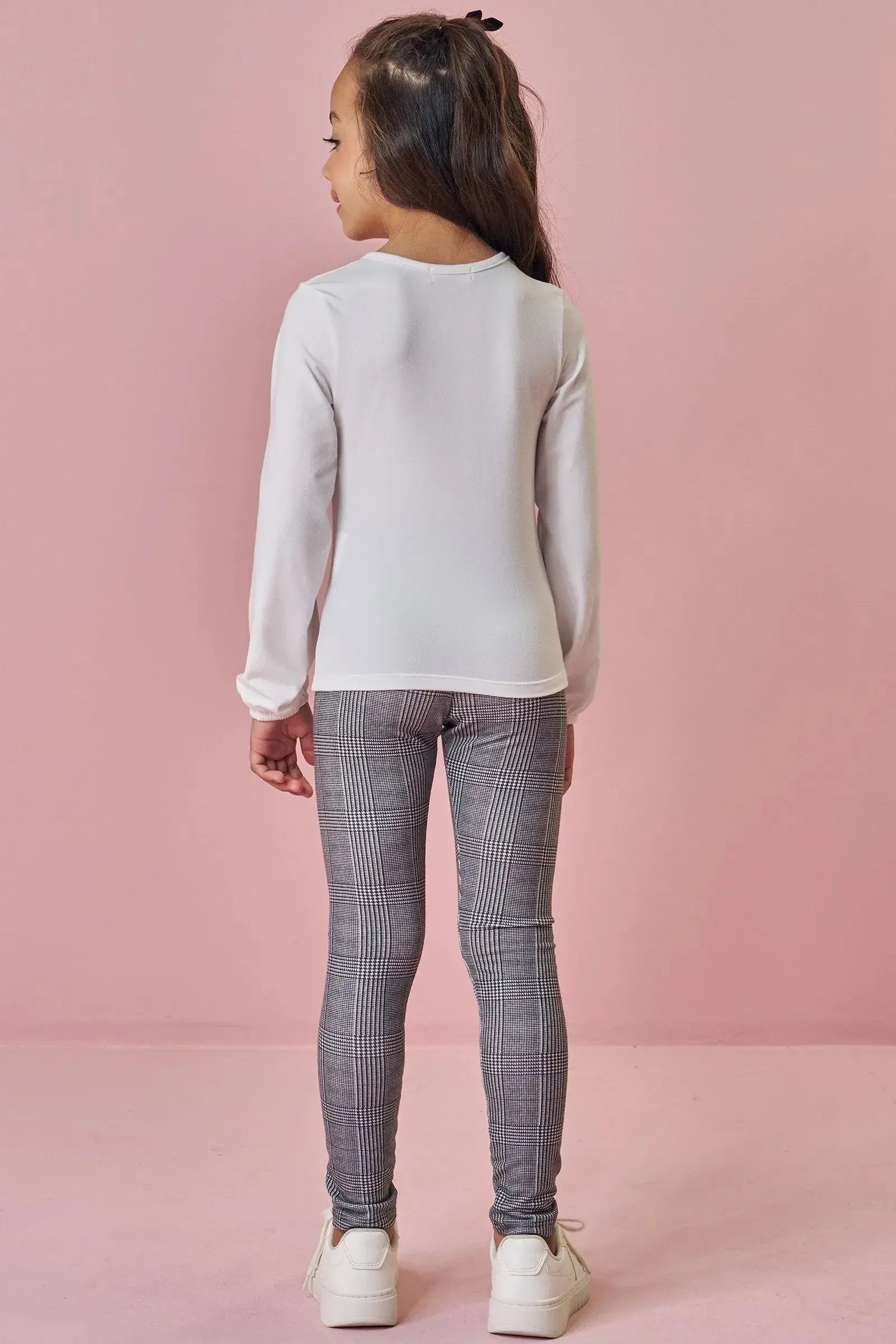 Calça Legging em Molecotton 89564 Kukiê Infantil Menina