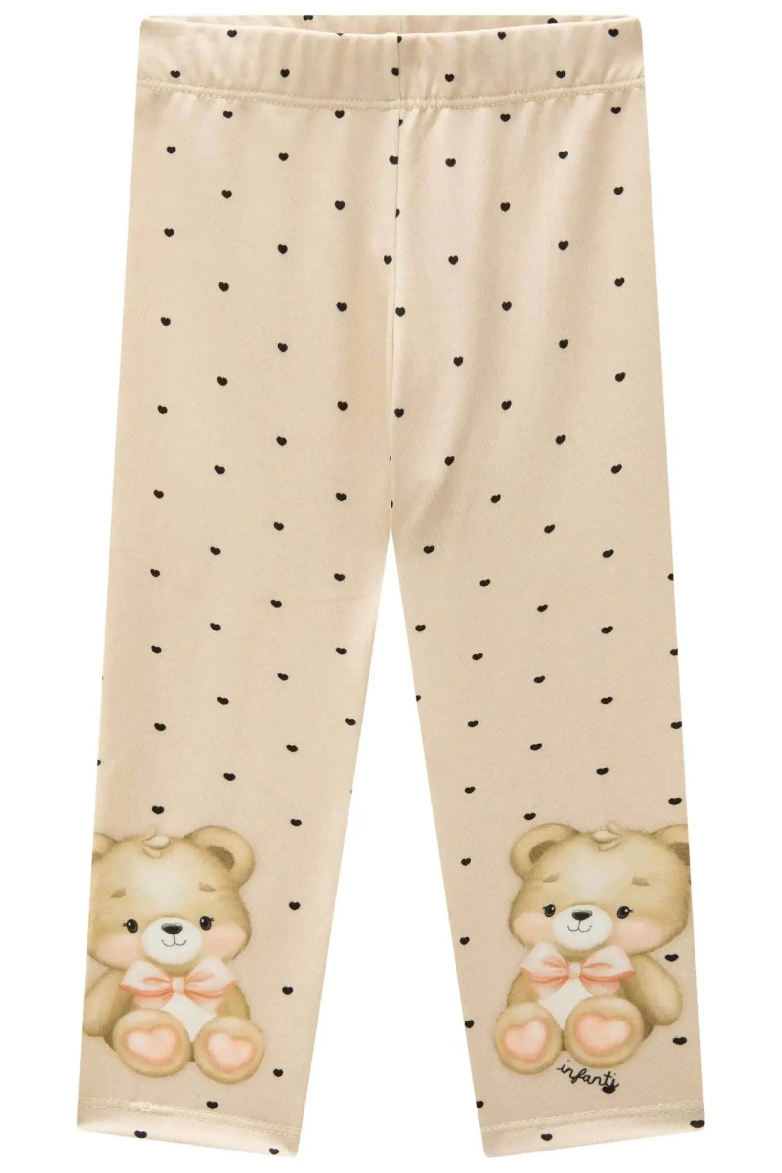 Calça Legging em Molecotton 89940 Infanti Bebê Menina