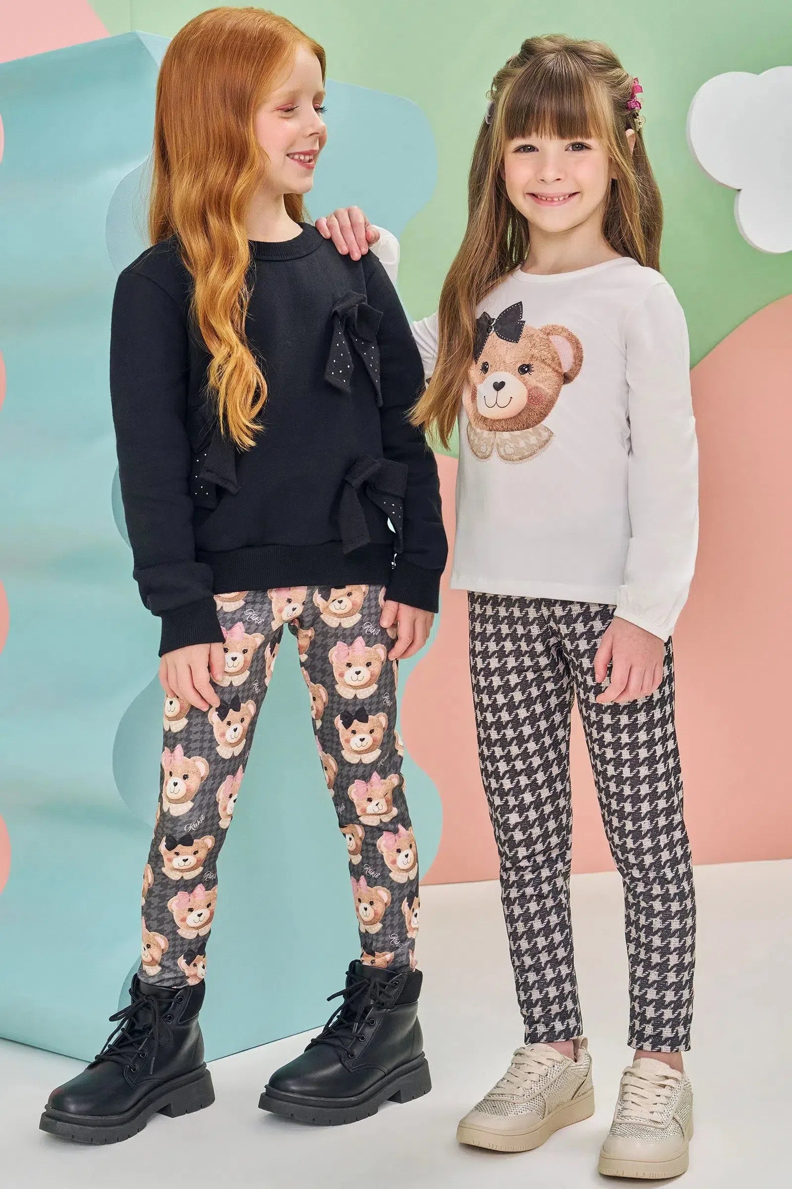 Calça Legging em Termoskin 79753 Kukiê Infantil Menina