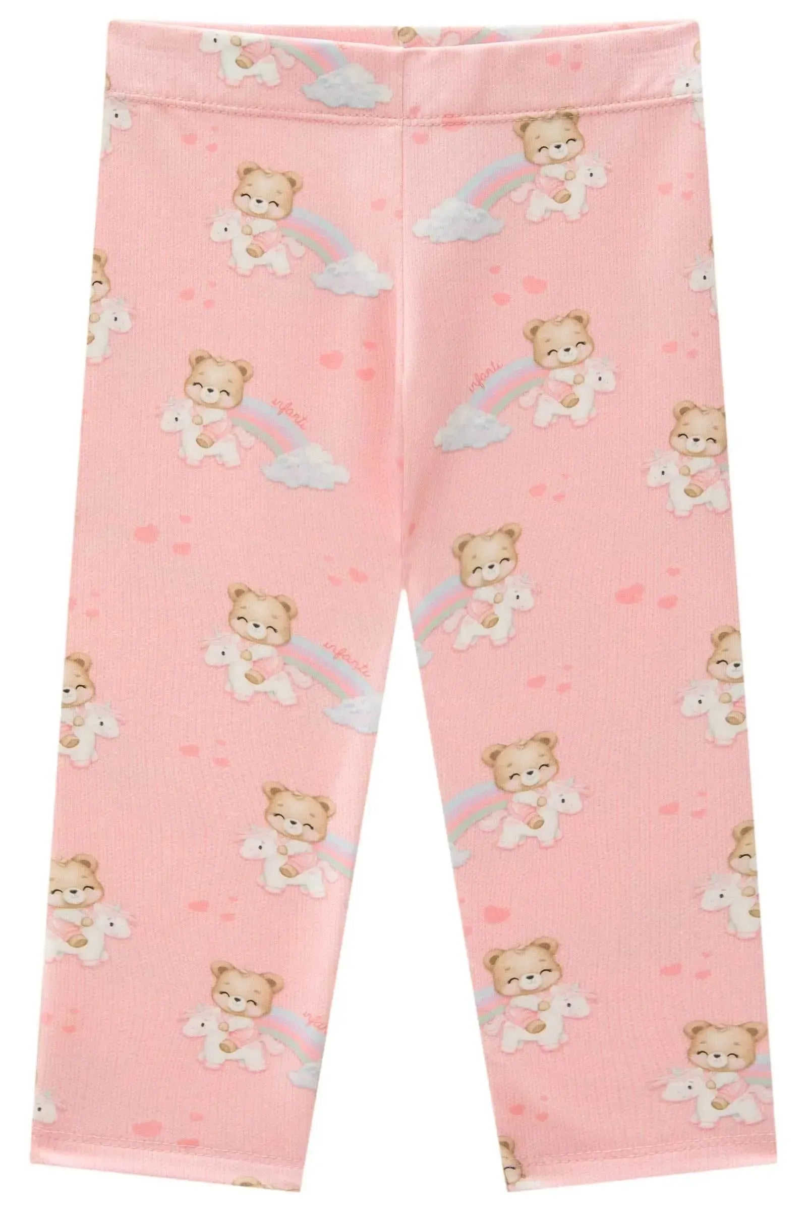 Calça Legging em Termoskin Peluciado 89490 Infanti Bebê Menina