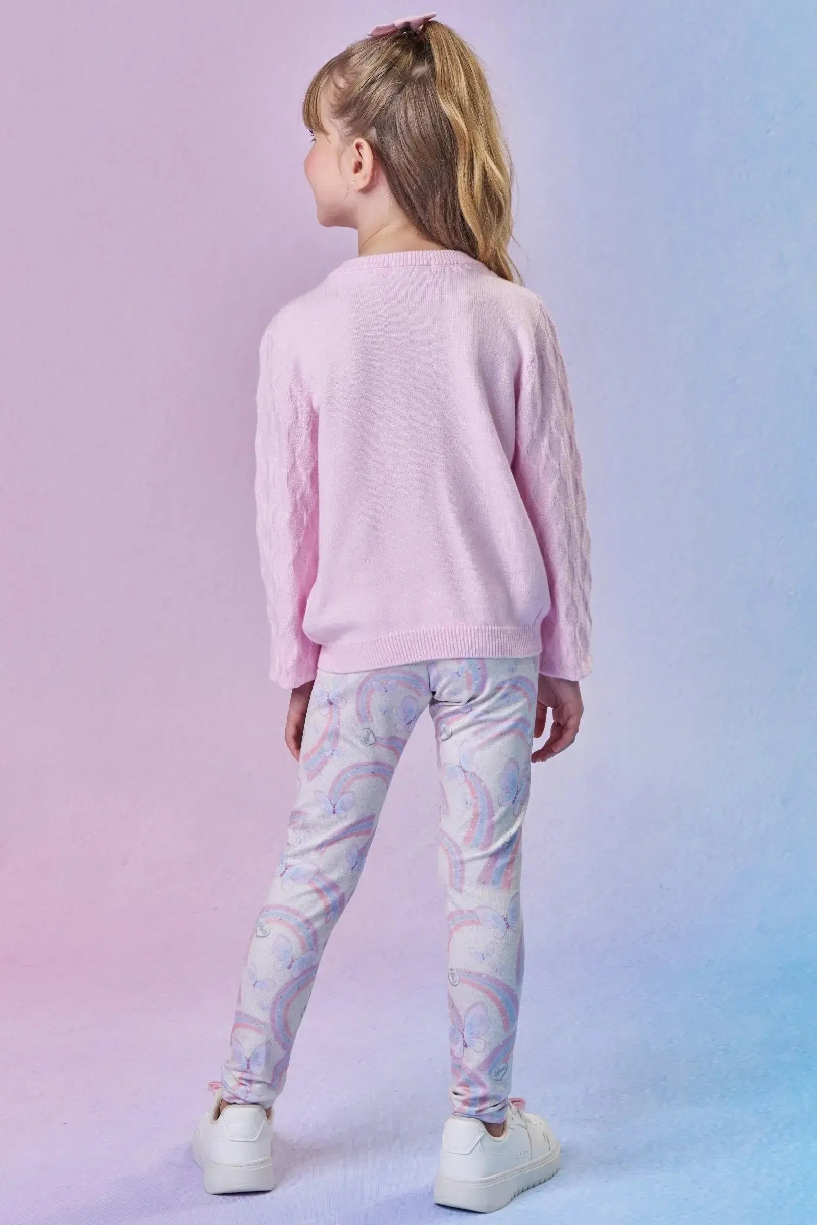 Calça Legging em Termoskin Peluciado 89674 Infanti Infantil Menina