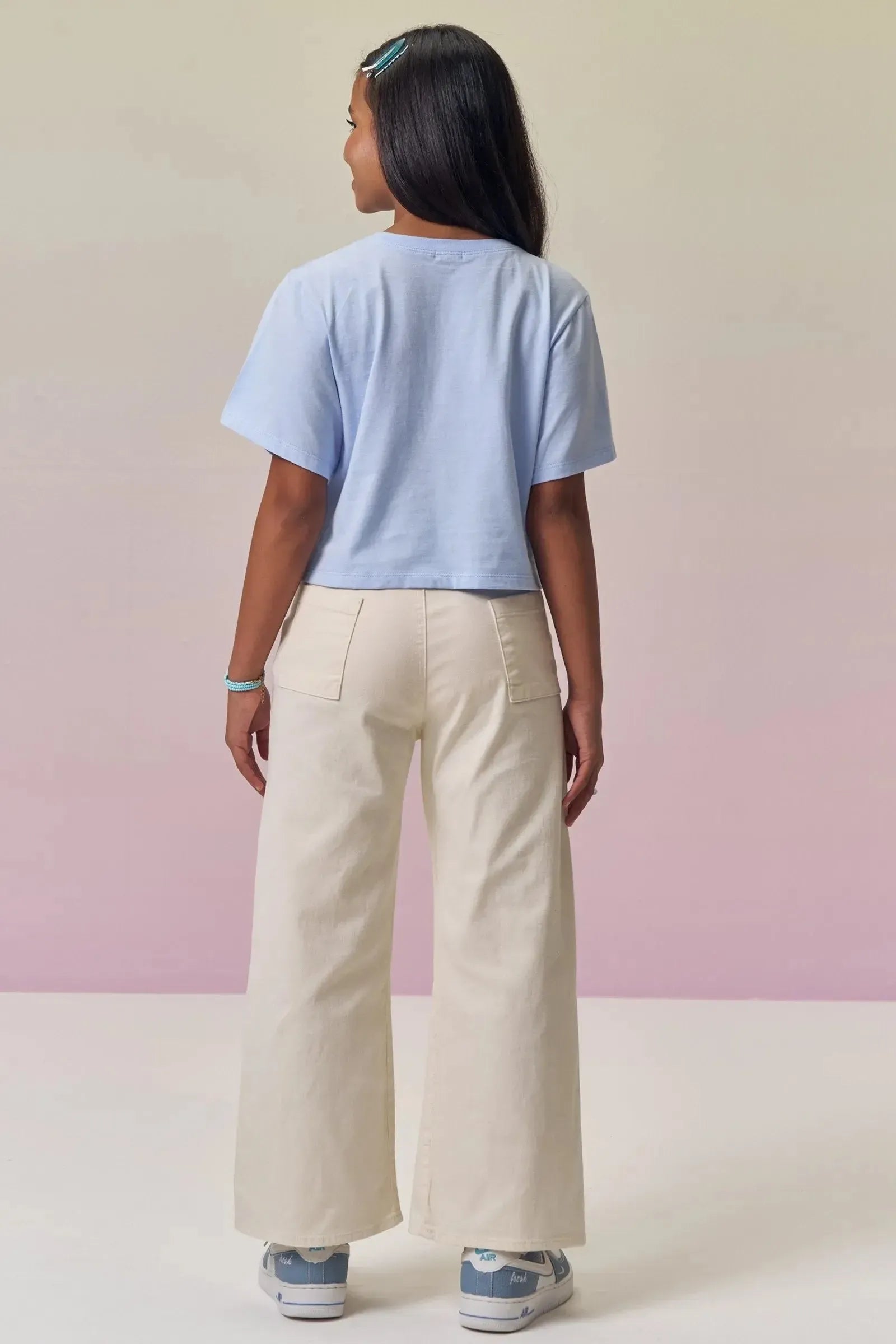 Calça Mariner em Sarja com Elastano 95002 Vic&Vicky Teen Menina