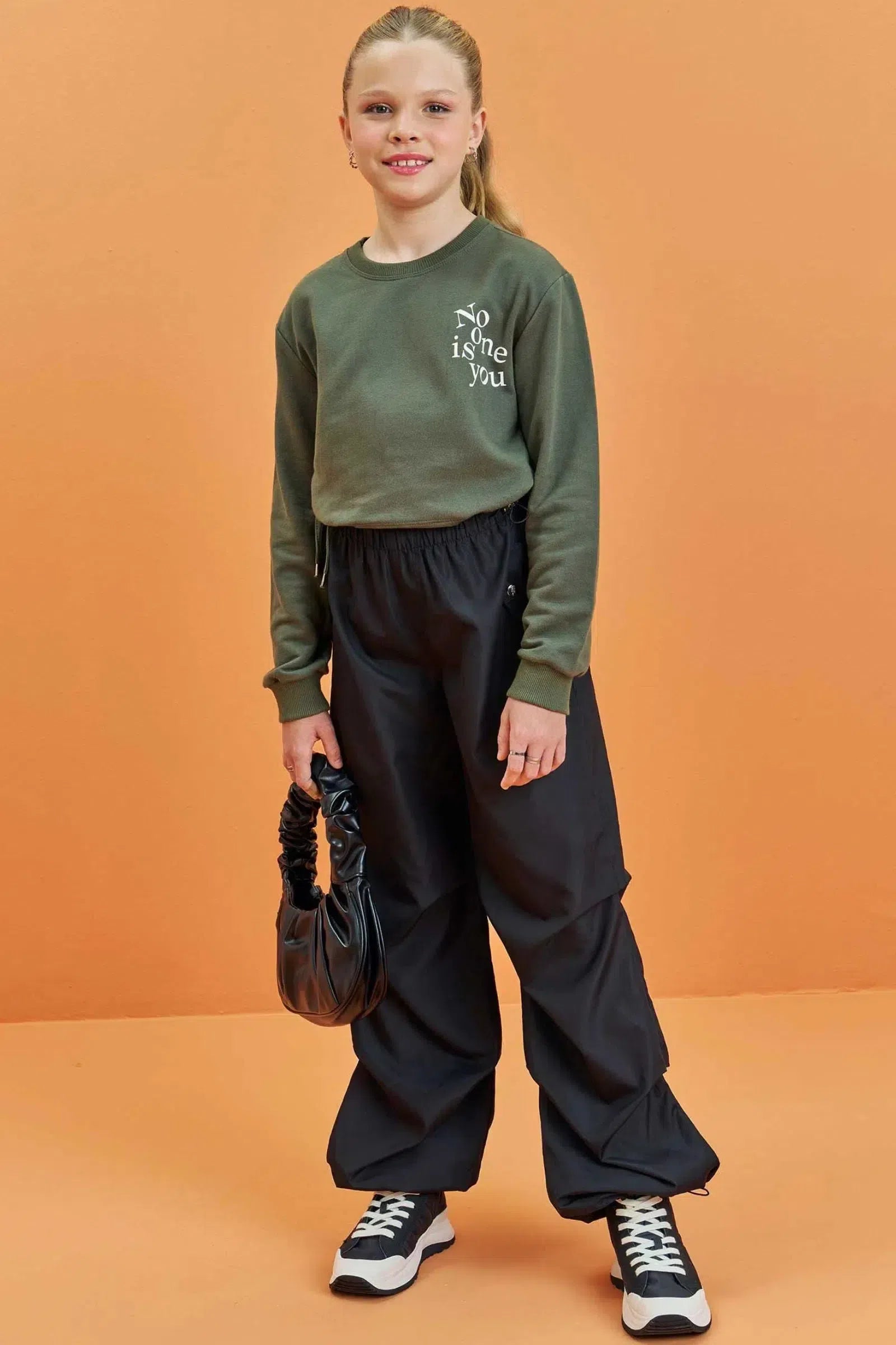 Calça Parachute em Nylon 79716 Lilimoon Teen Menina