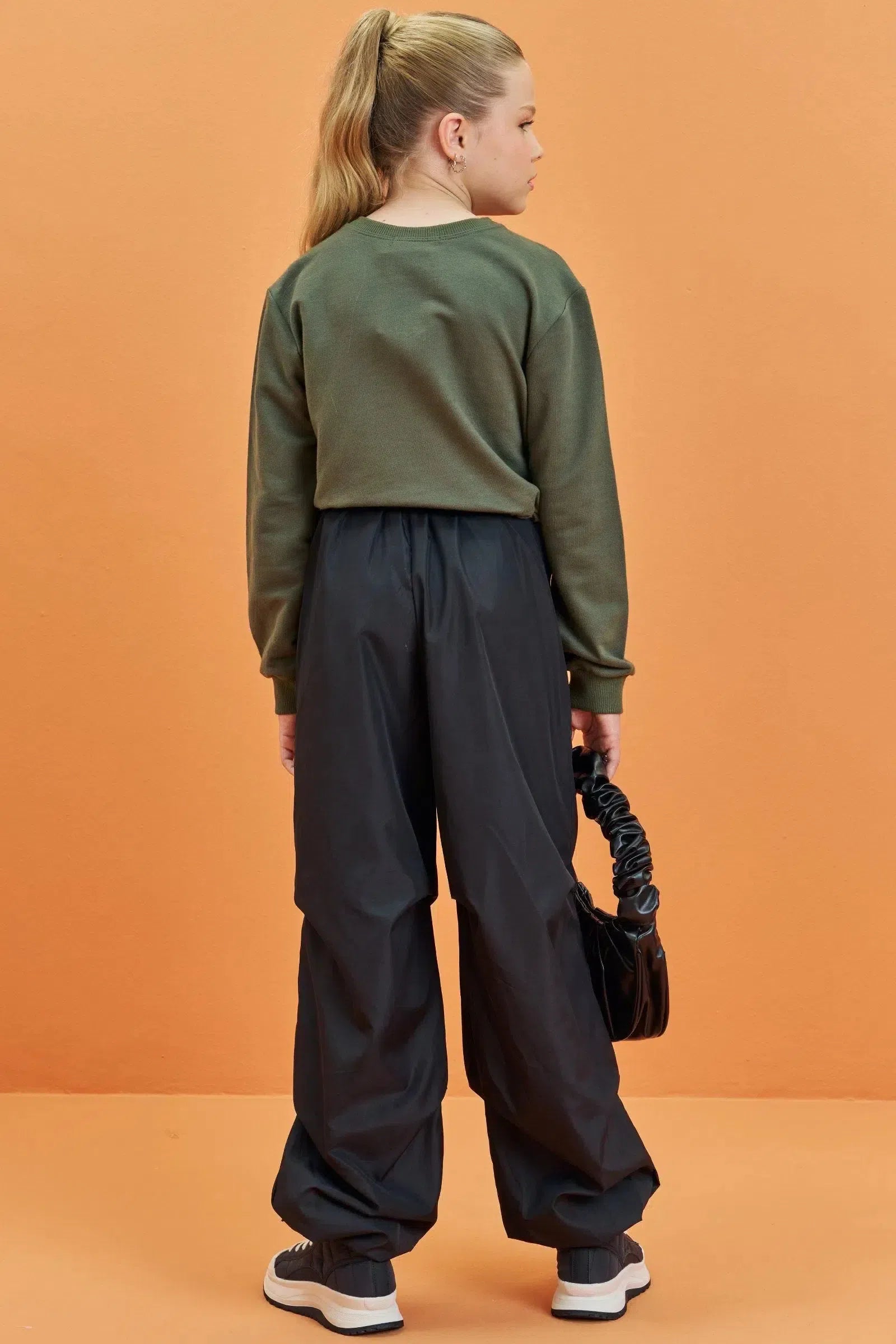 Calça Parachute em Nylon 79716 Lilimoon Teen Menina