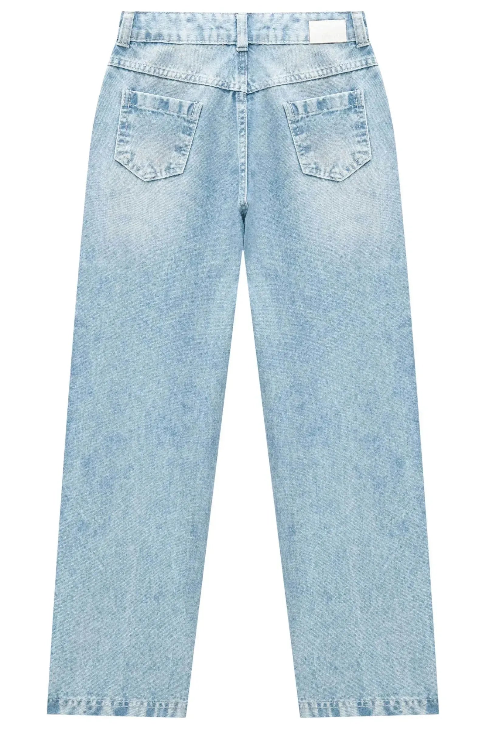 Calça Reta em Jeans Arkansas 83408 Lilimoon Teen Menina