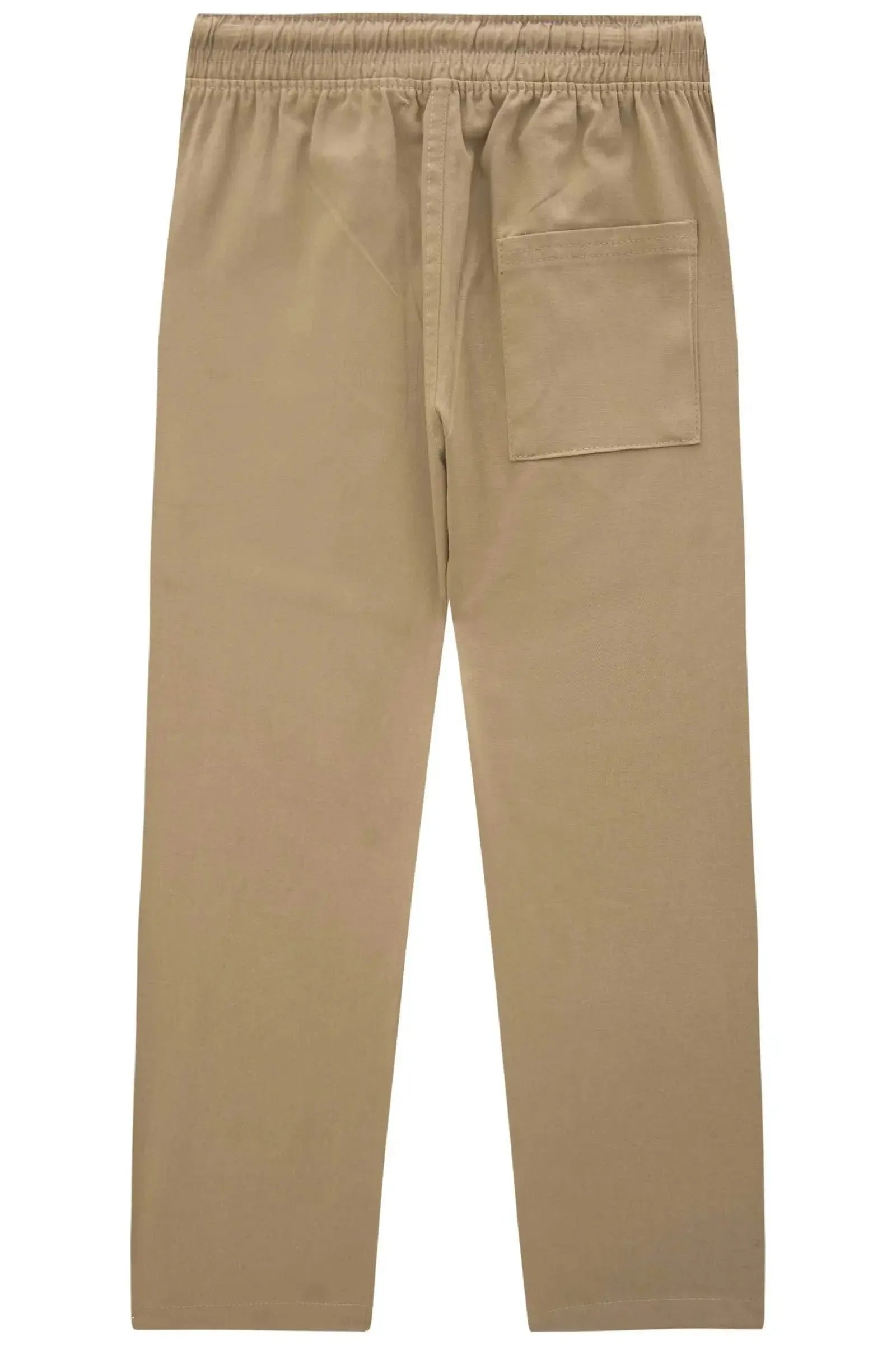 Calça Reta em Linho Santorine com Elastano 83625 LucBoo Infantil Menino