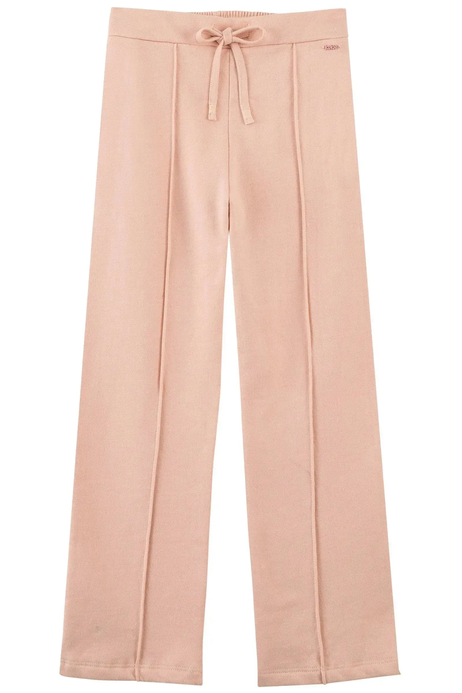 Calça Reta em Moletom com Pelúcia 90313 Kukiê Infantil Menina