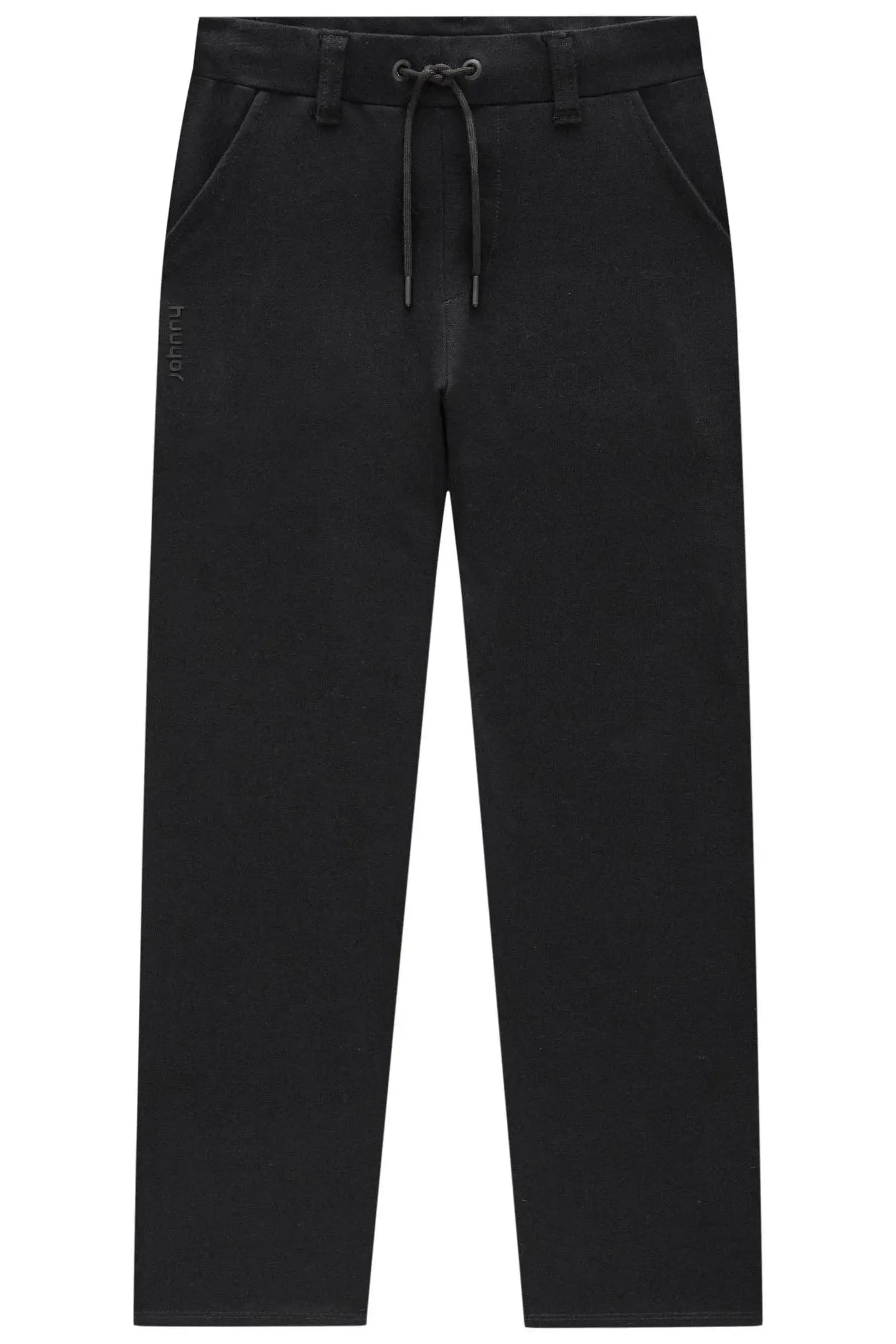 Calça Reta em Moletwill com Elastano 94421 Johnny Fox Teen Menino