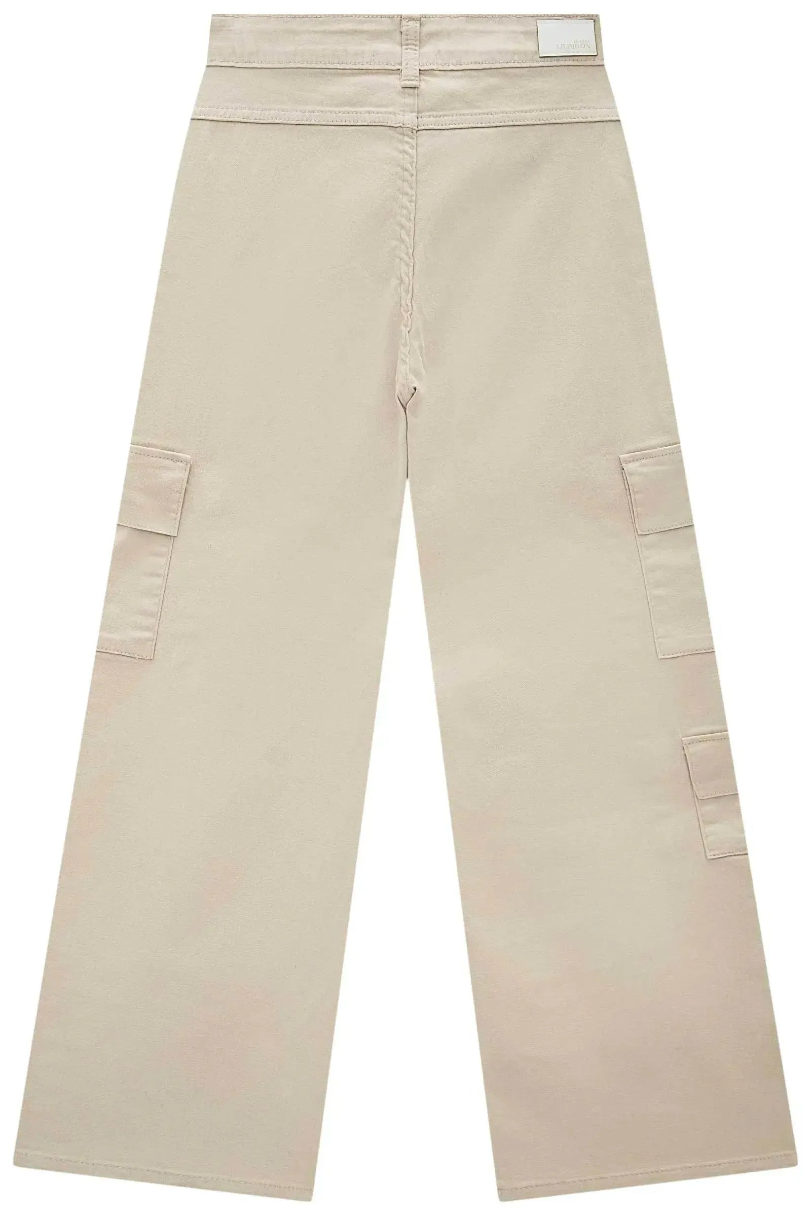 Calça Reta em Sarja com Elastano 90334 Lilimoon Teen Menina