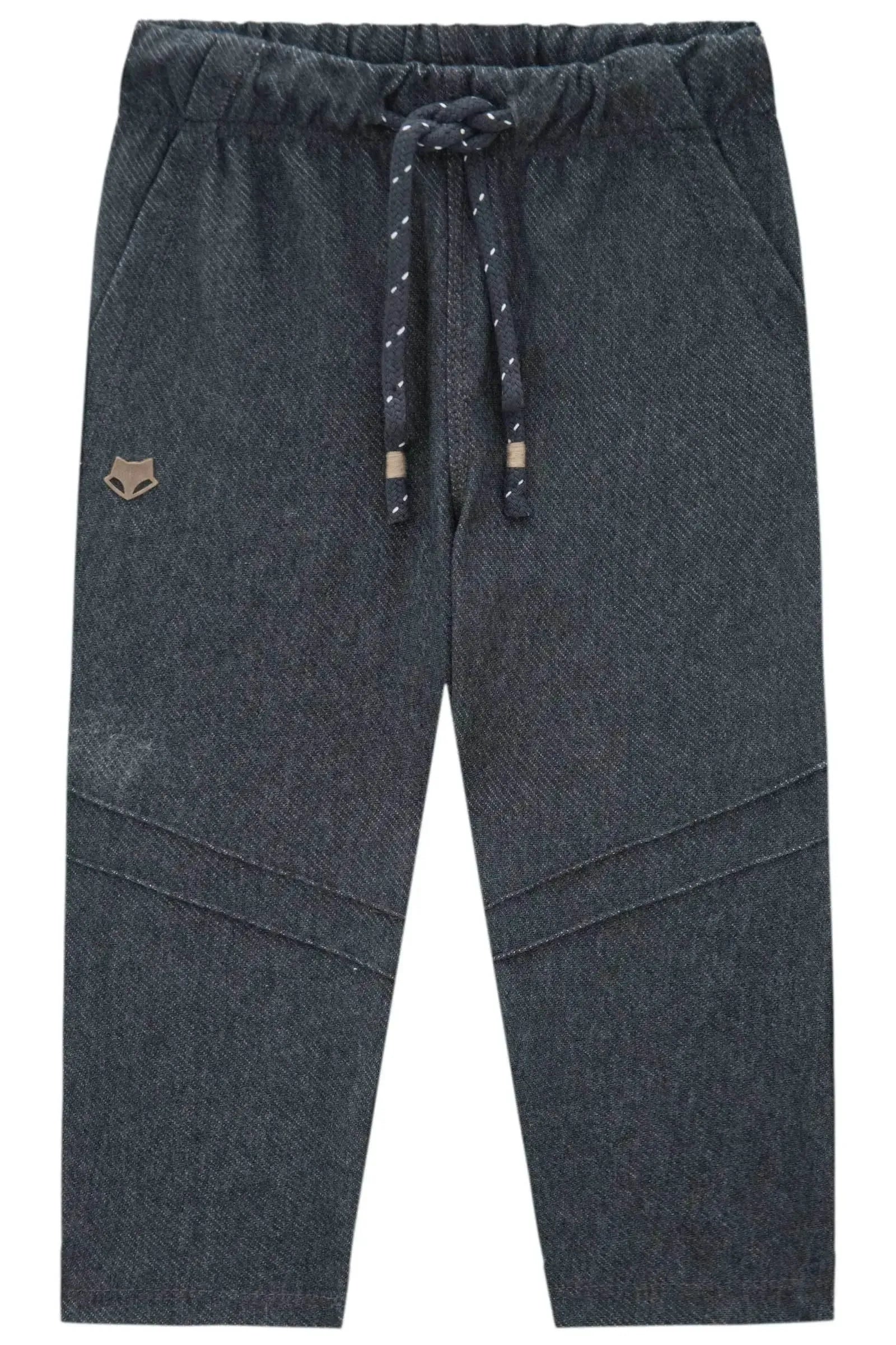 Calça Skinny em Cotton Jeans com Elastano 90663 Johnny Fox Bebê Menino