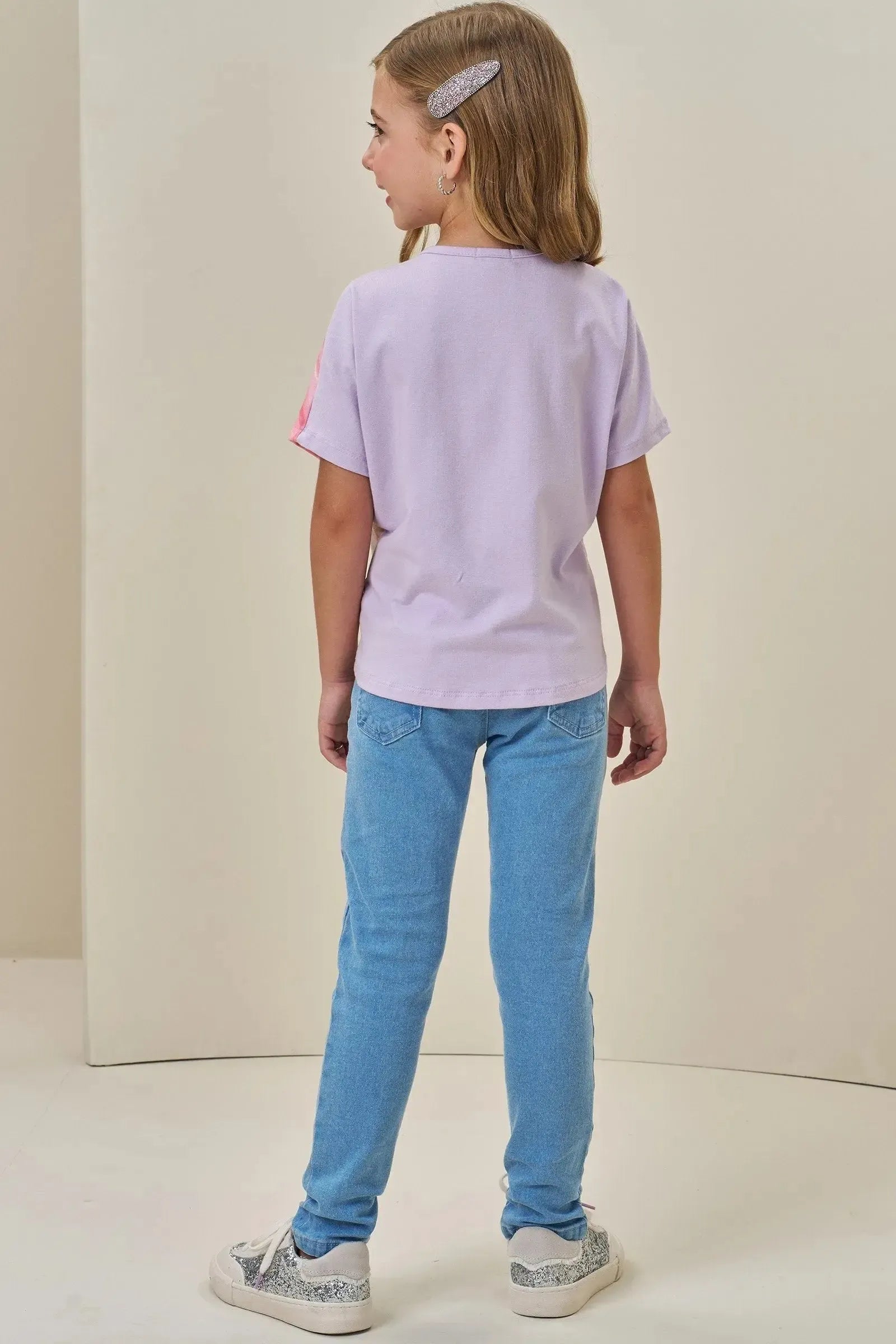 Calça Skinny em Jeans com Elastano 85263 Infanti Infantil Menina